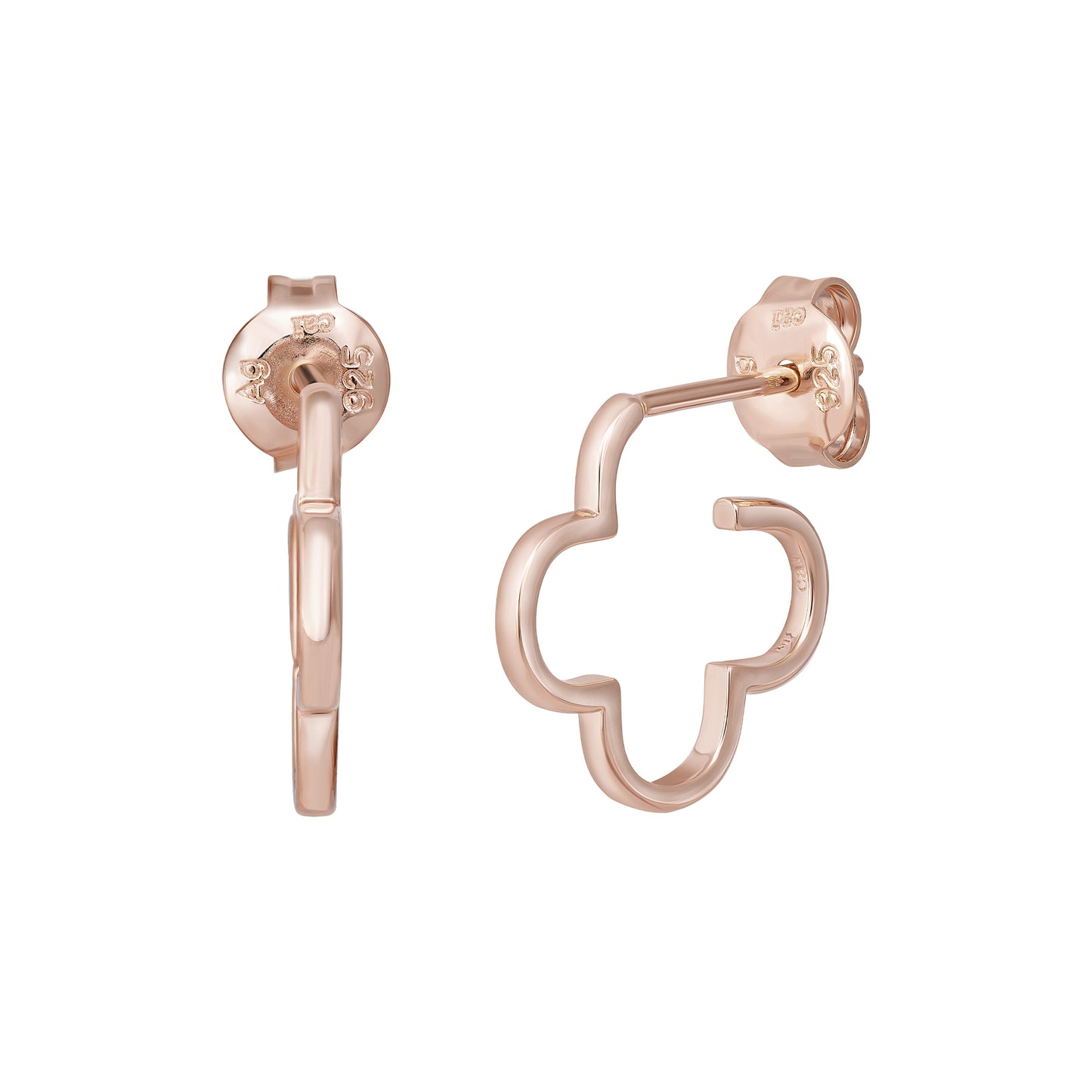 cai Creole 925/- Sterling Silber rotvergoldet 1,5cm ohne