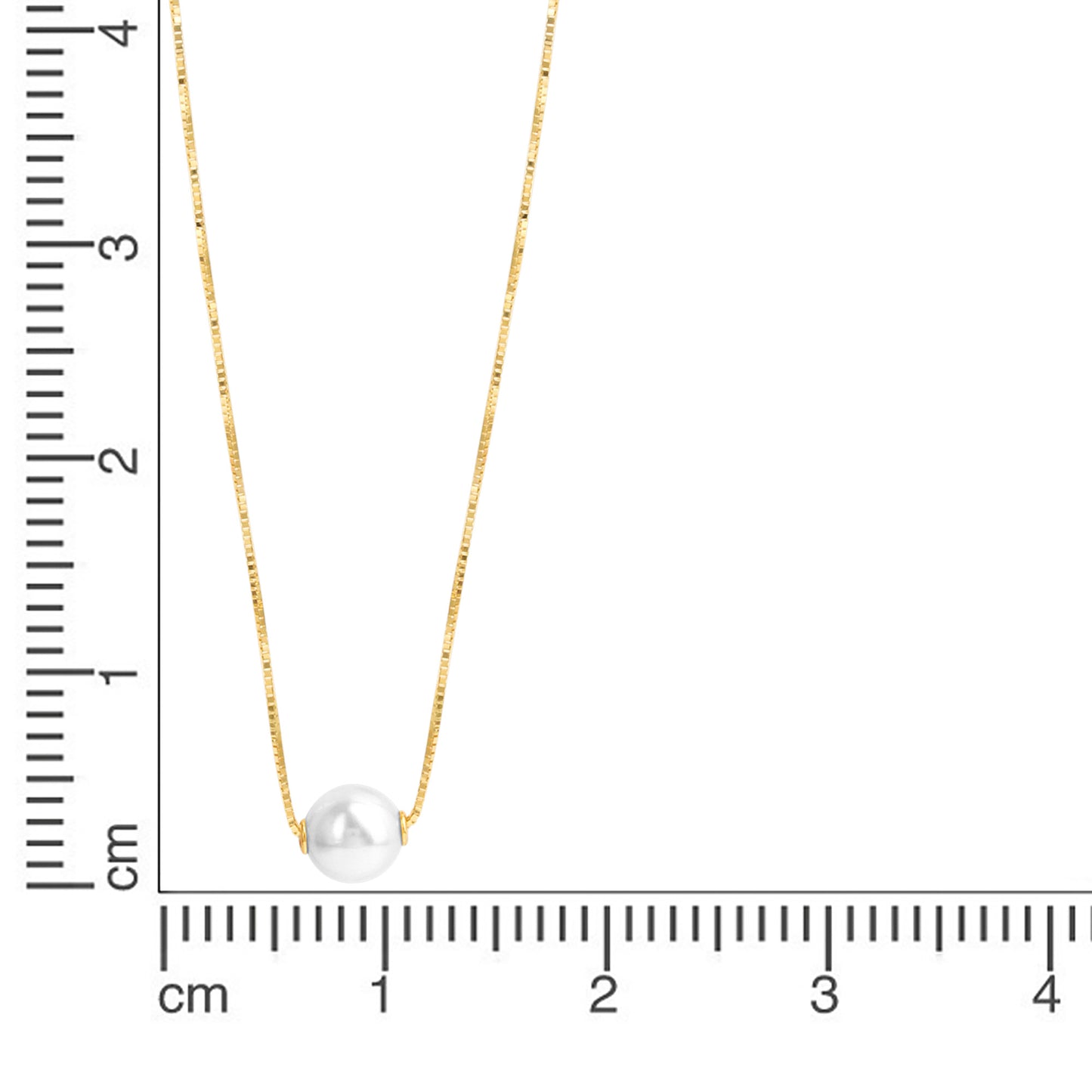 Collier 375/- Gold 42cm Süßwasserzuchtperle