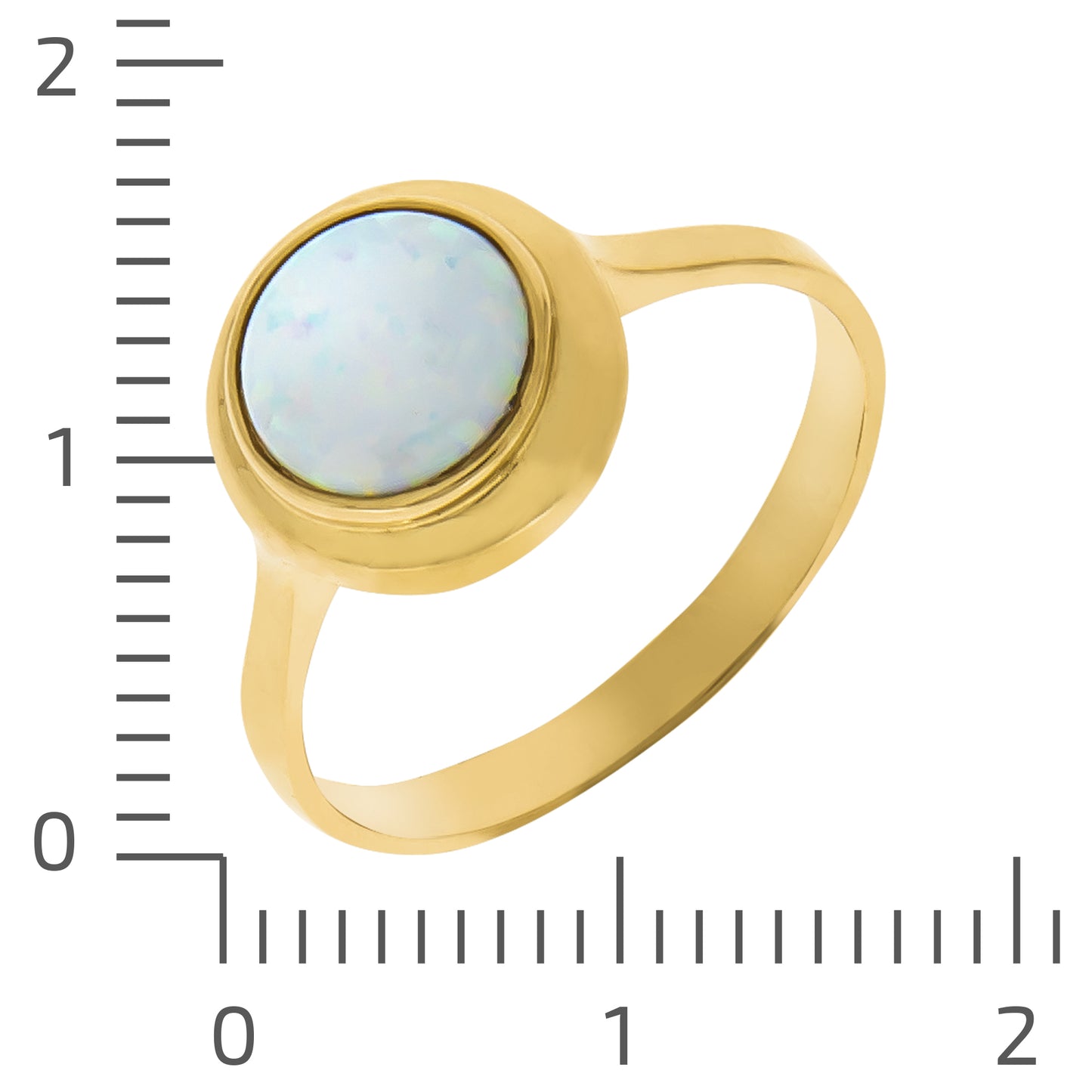 Ring 375/- Gold Opalith