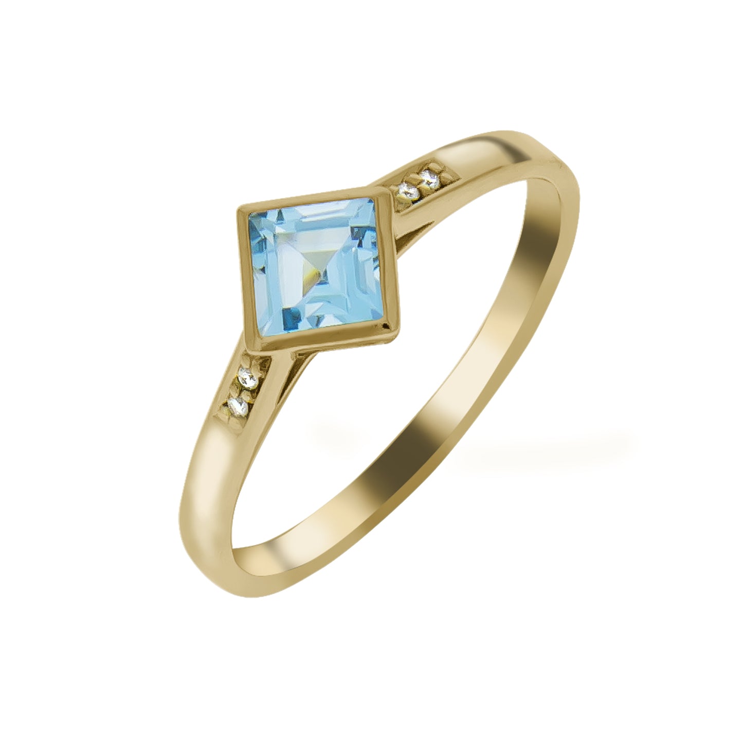 Ring 585/- Gold Brillant 0,02ct.