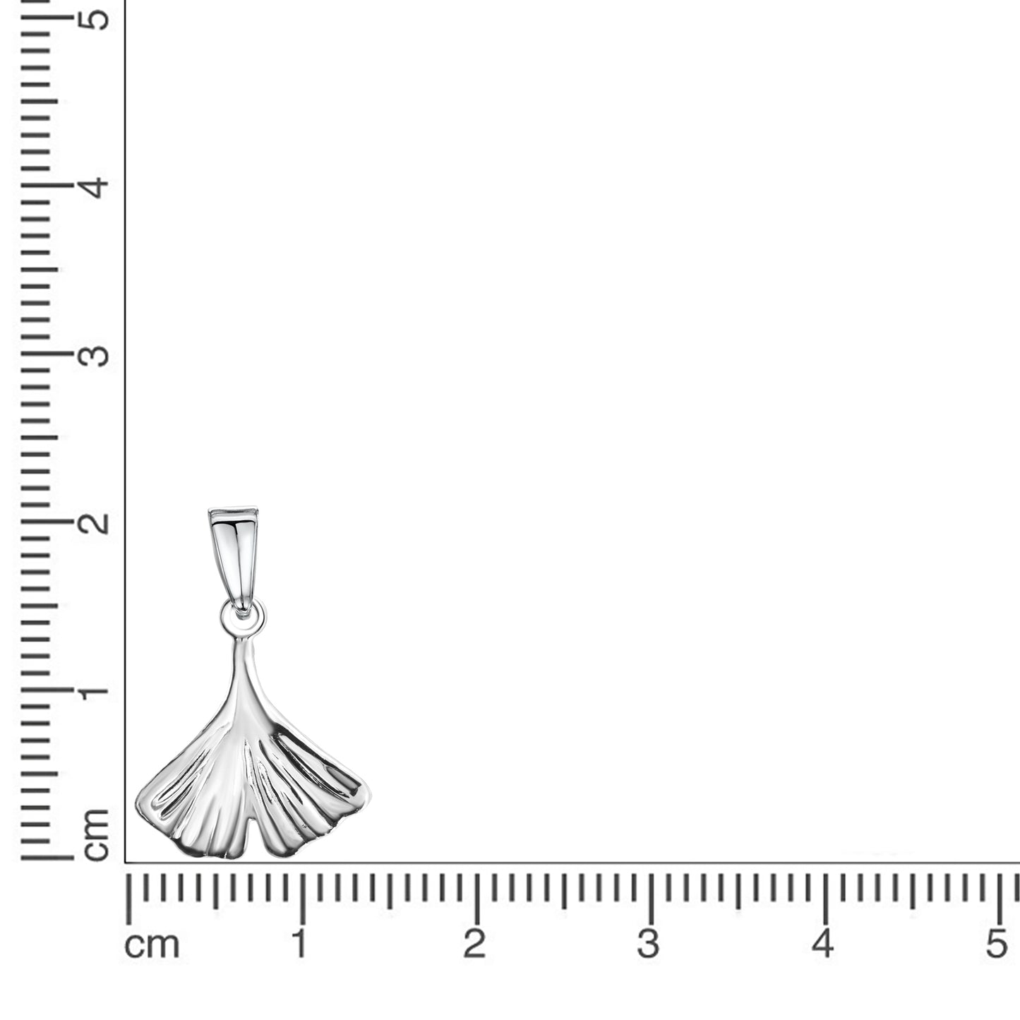 Anhänger 375/- Gold Weißgold 1,2cm