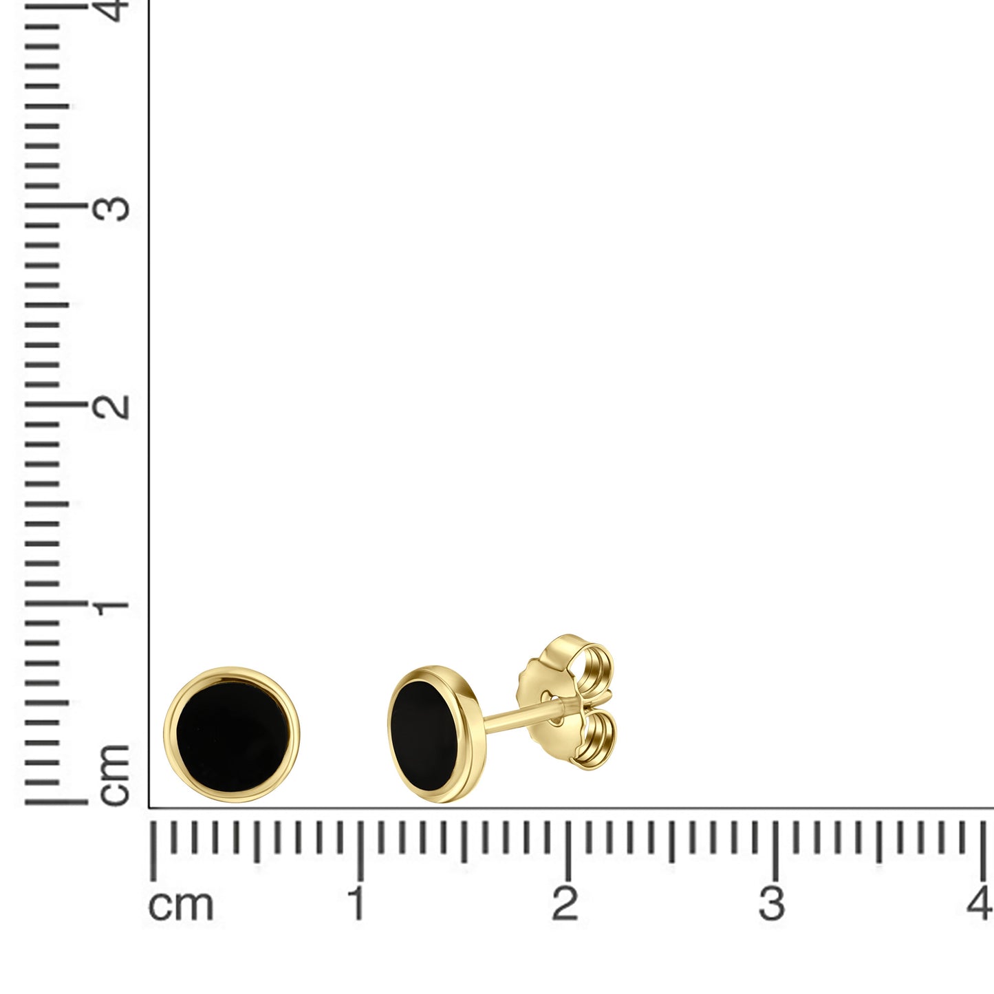Ohrstecker 925/- Sterling Silber rhodiniert 0,7cm