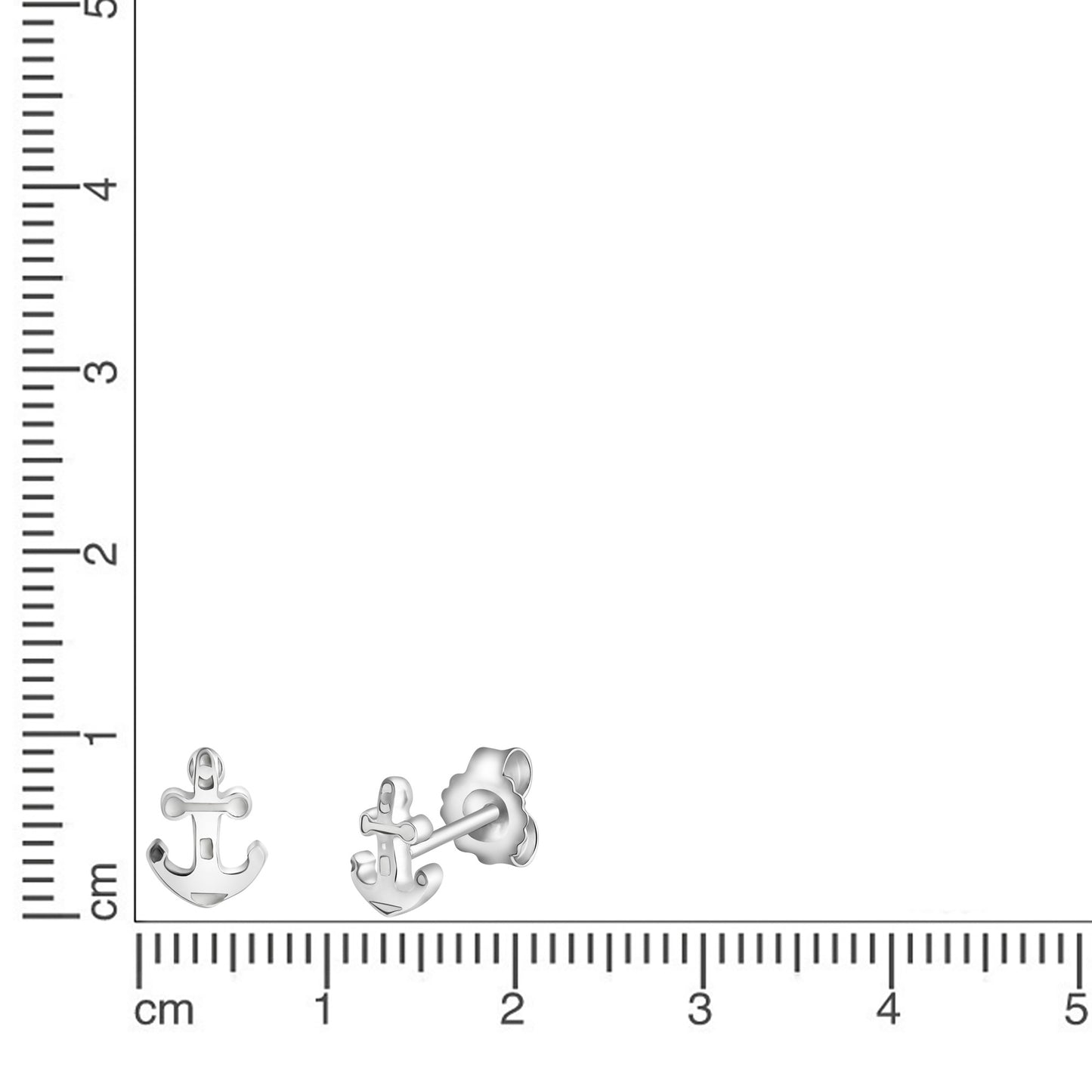 Ohrstecker 925/- Sterling Silber rhodiniert 0,7cm