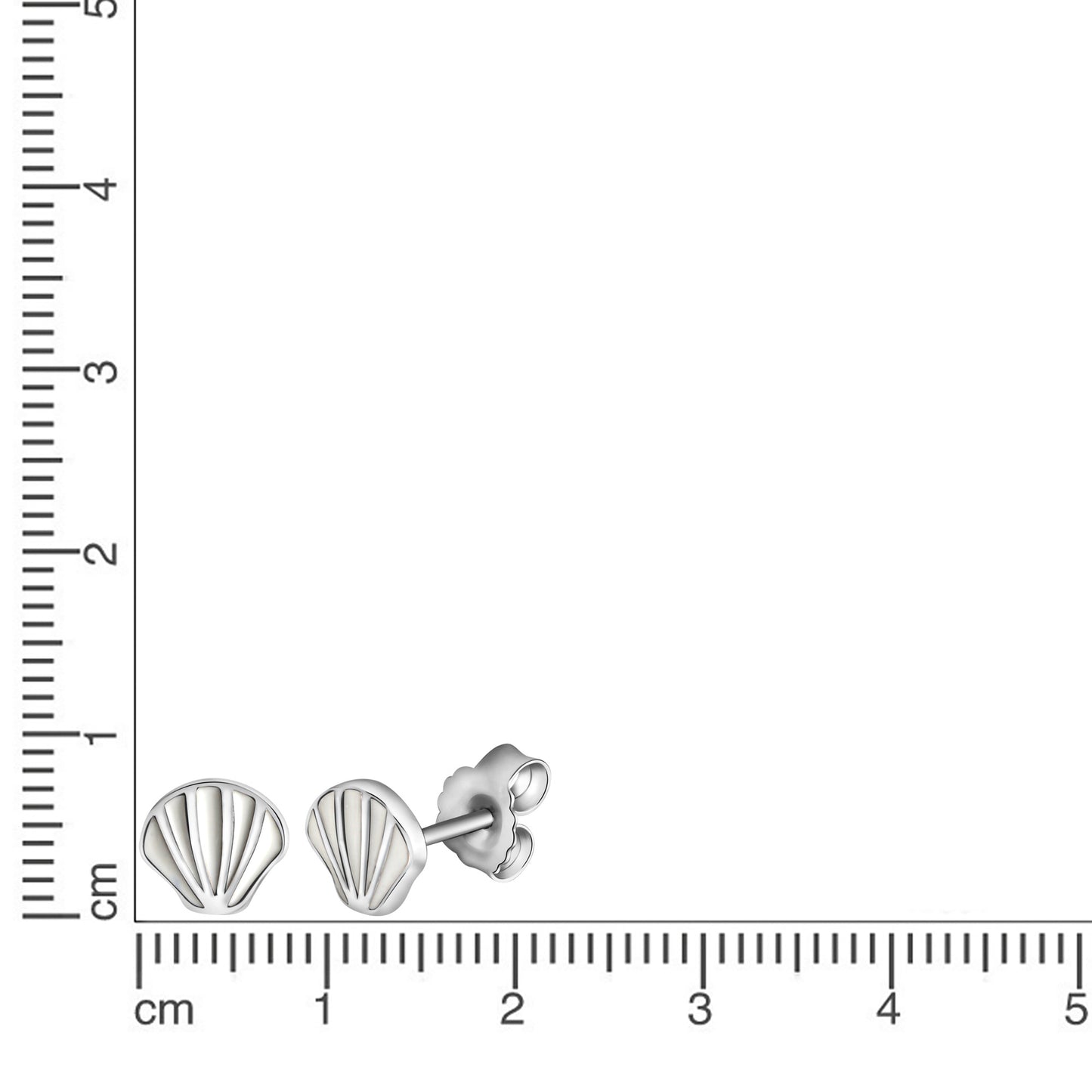 Ohrstecker 925/- Sterling Silber rhodiniert 0,6cm