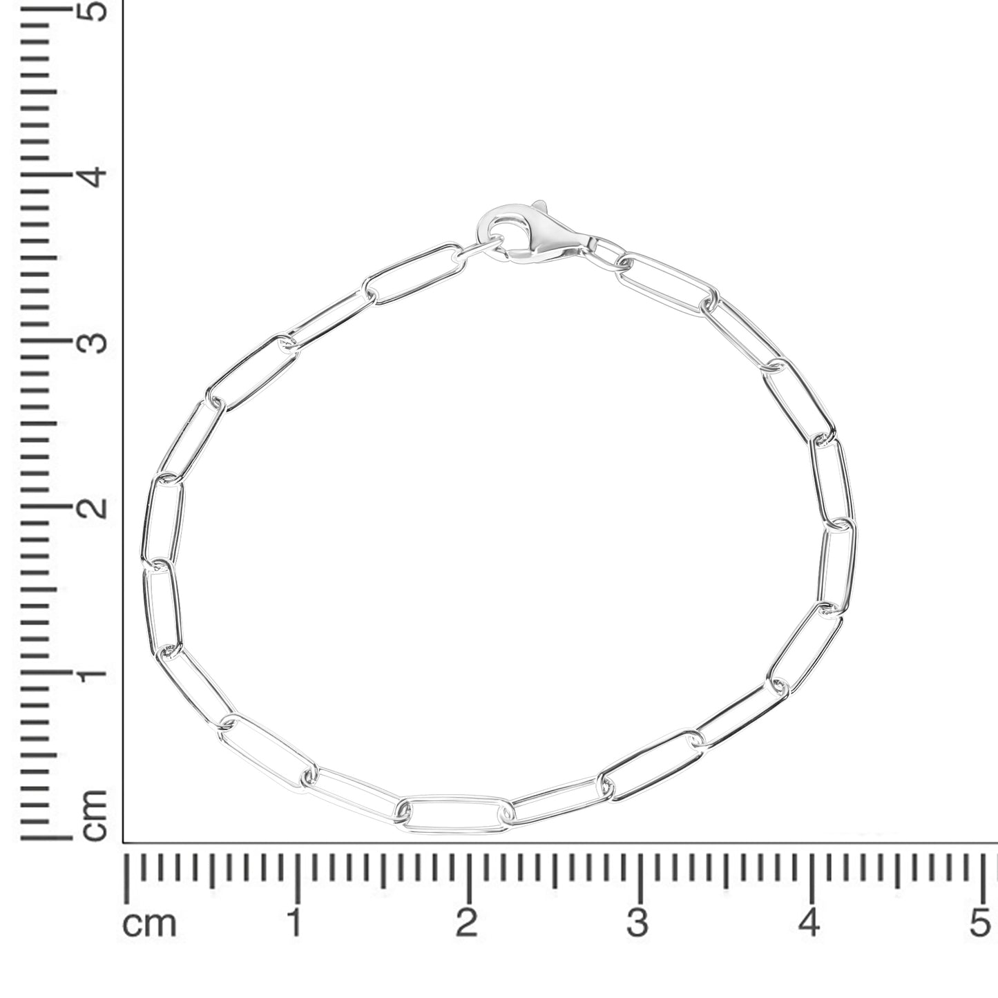 Armband Gliederarmband 925/- Sterling Silber versilbert 19cm