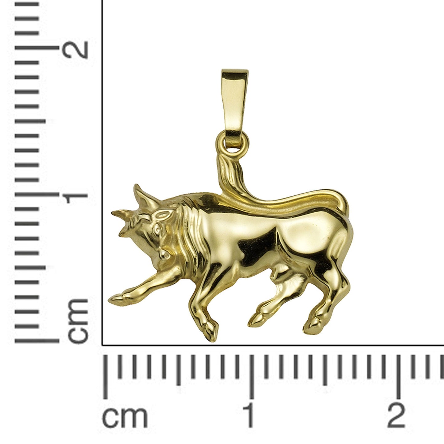Anhänger Sternzeichen Stier 585/- Gold 1,8cm
