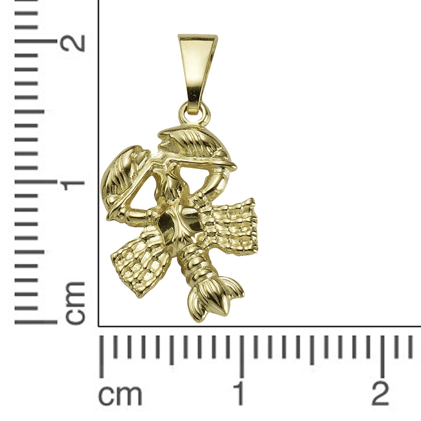 Anhänger Sternzeichen Krebs 585/- Gold 1,8cm