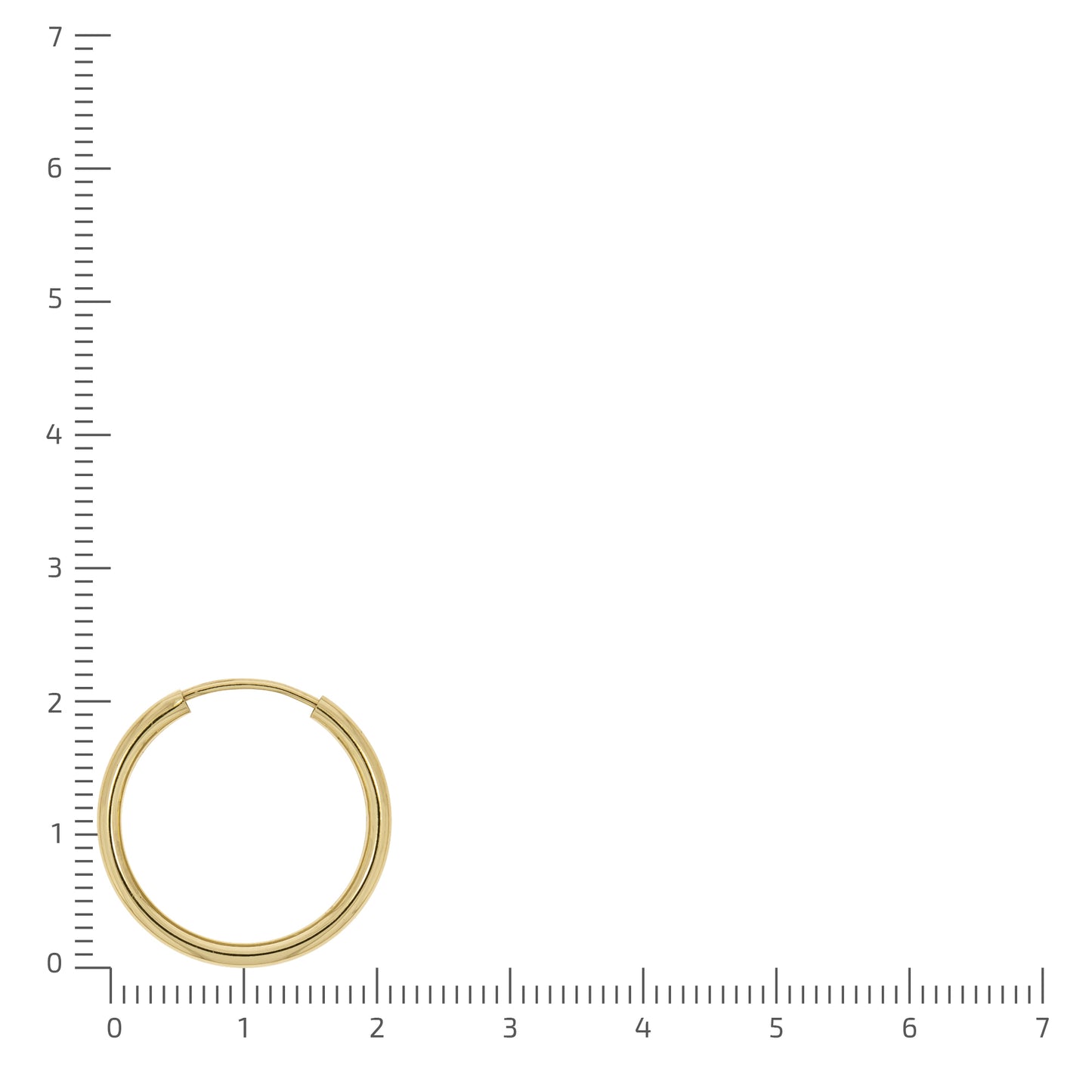 Creolen 585/- Gold 2,0cm