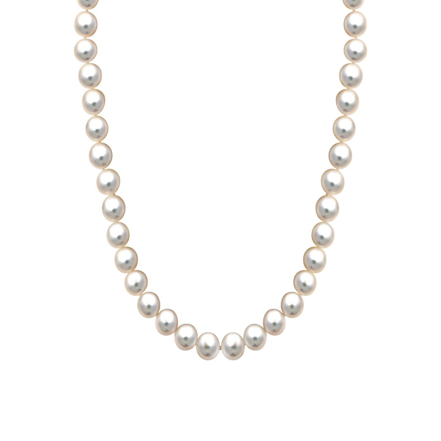 Collier Perlenkette 375/- Gold vergoldet 48,0cm