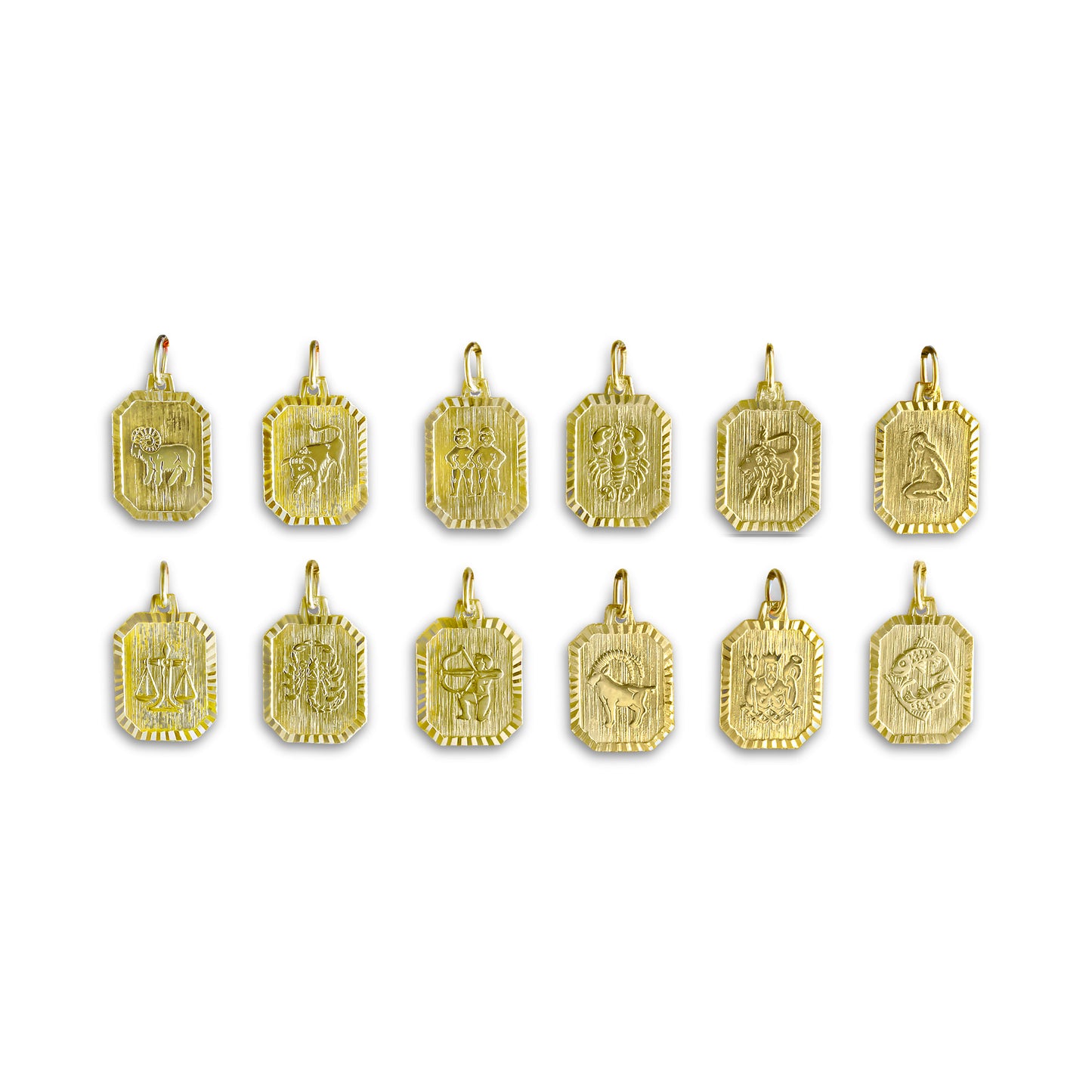 Anhänger Sternzeichen Zwillinge 333/- Gold 2,2cm