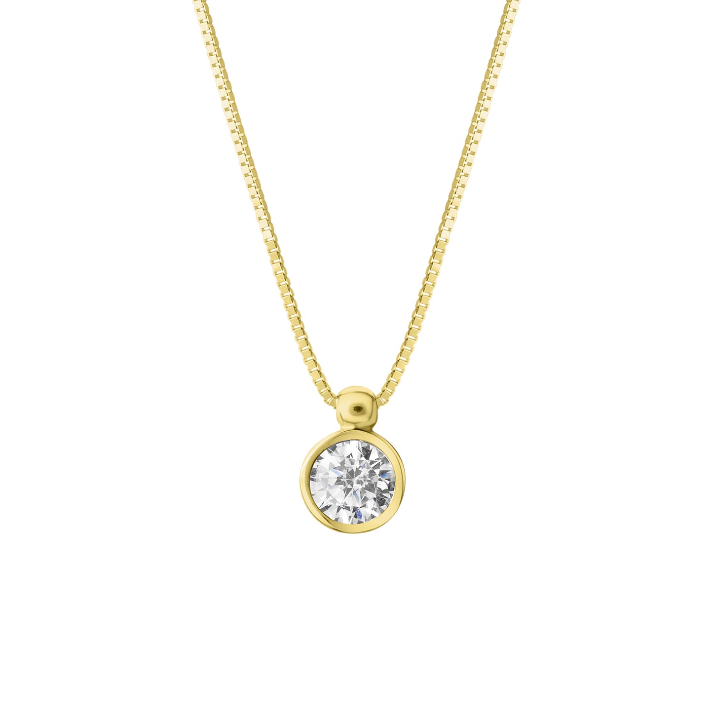 Collier Venezianerkette 375/- Gold 45,0cm Zirkonia