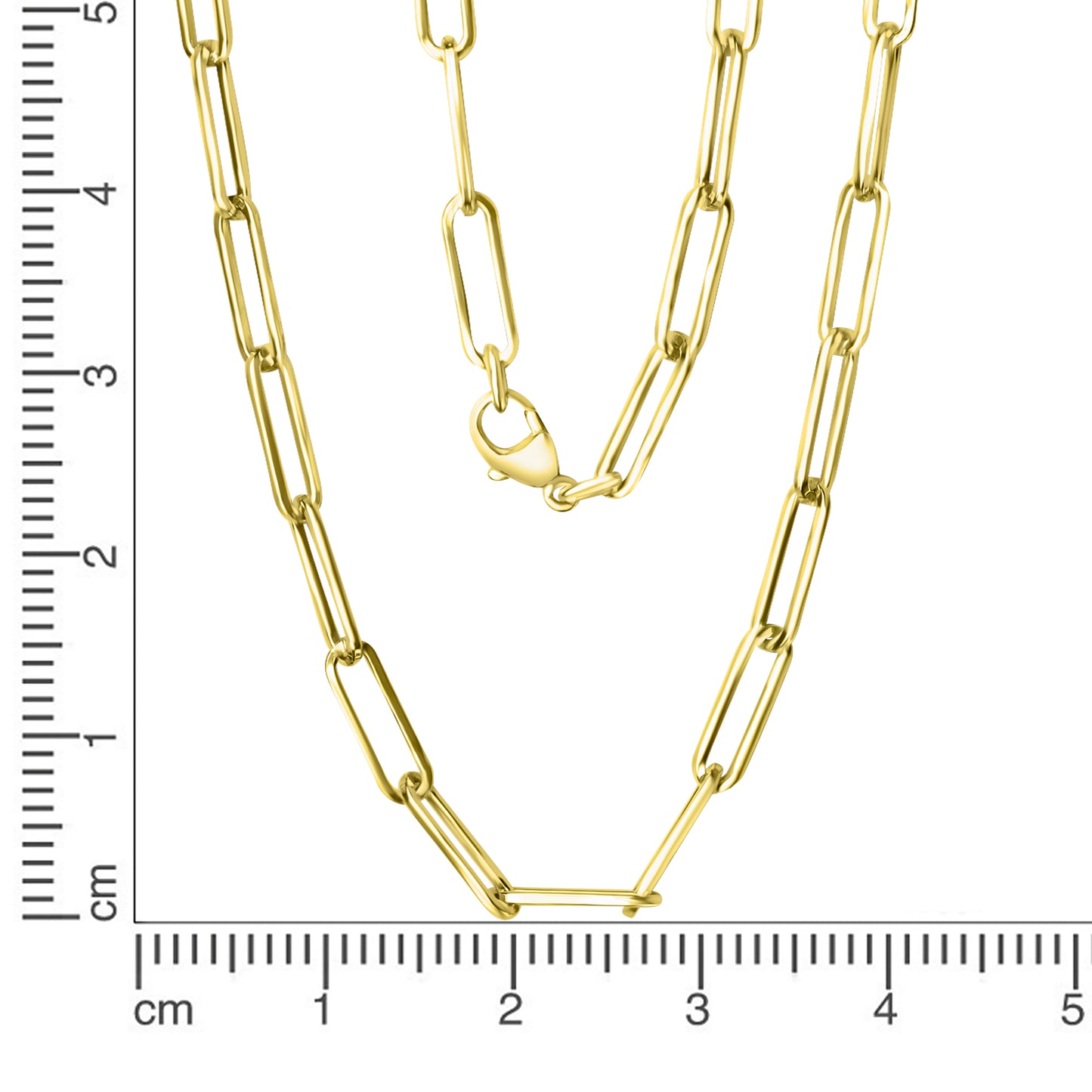 Collier Gliederkette 925/- Sterling Silber vergoldet 60cm