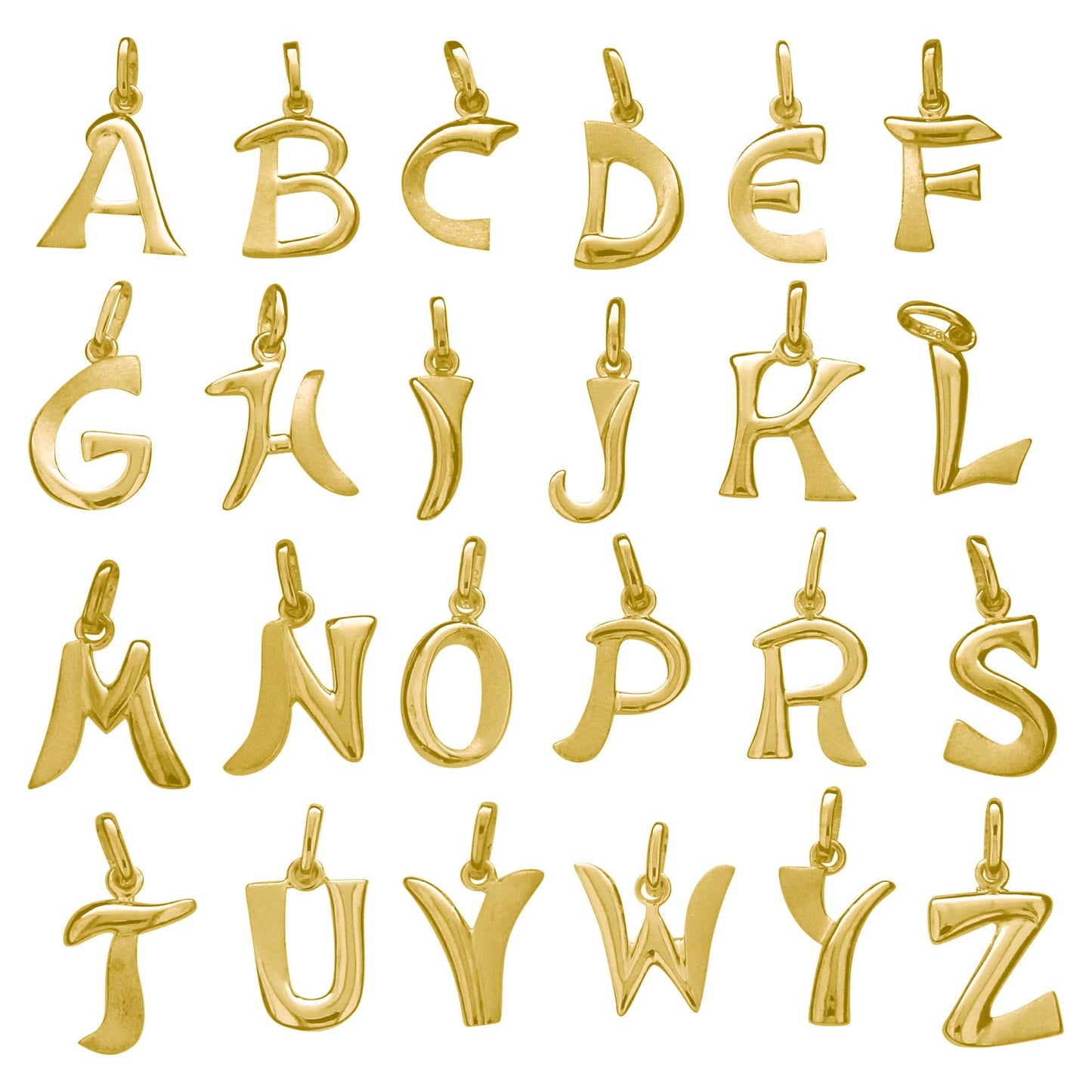 Anhänger Buchstabe W 375/- Gold 1,8cm
