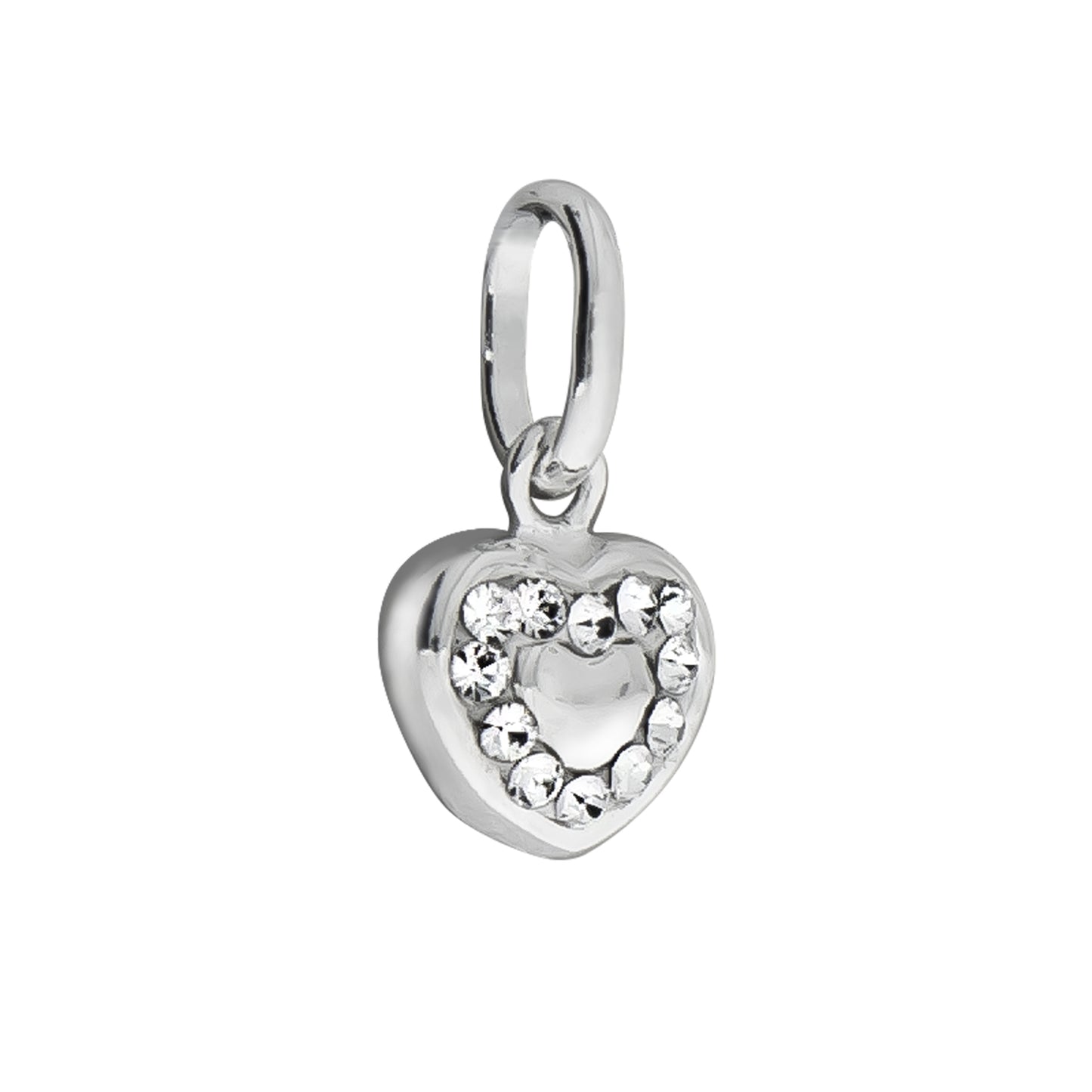 Anhänger 925/- Sterling Silber 0,8cm Kristall