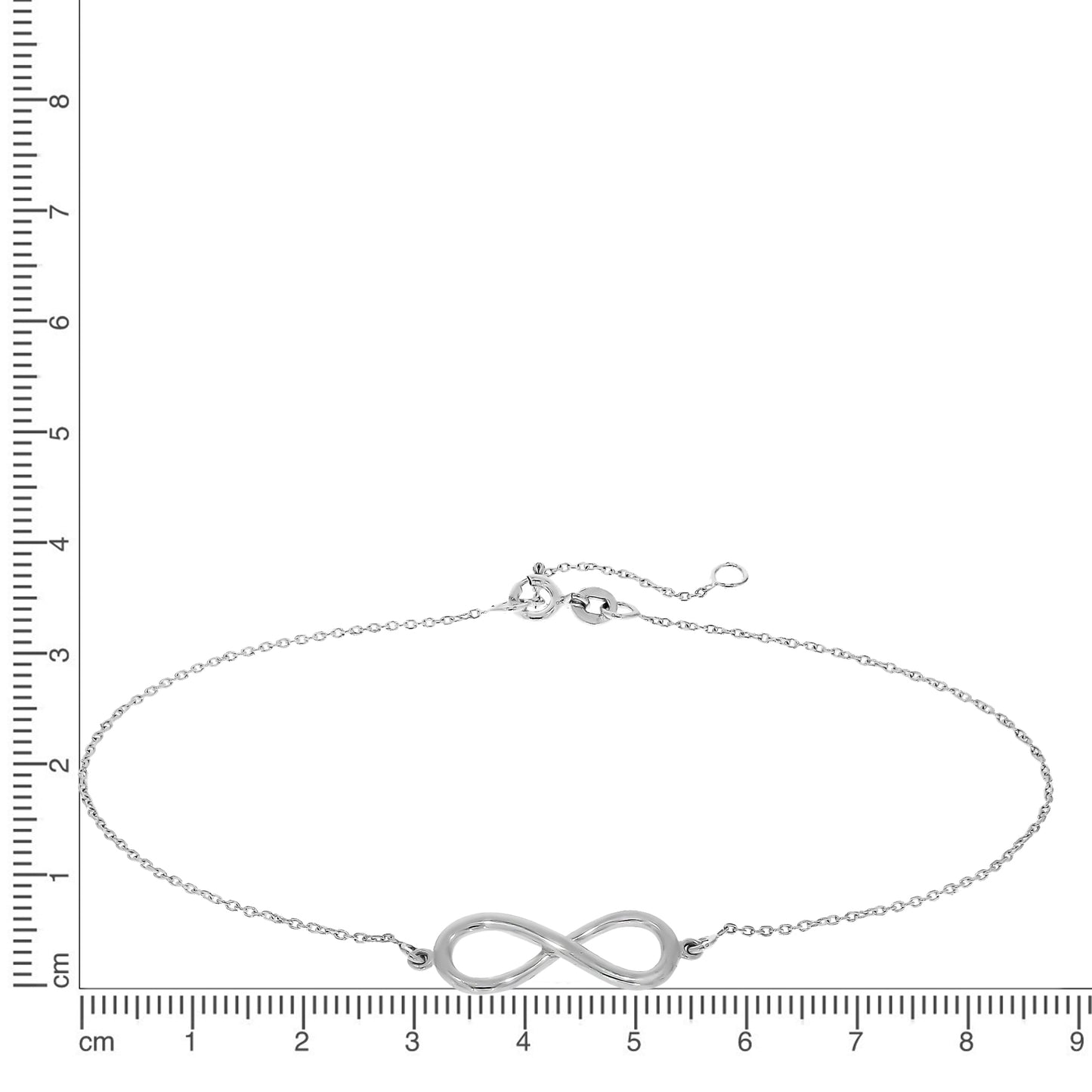 Fußkette Ankerkette 925/- Sterling Silber 26,0cm