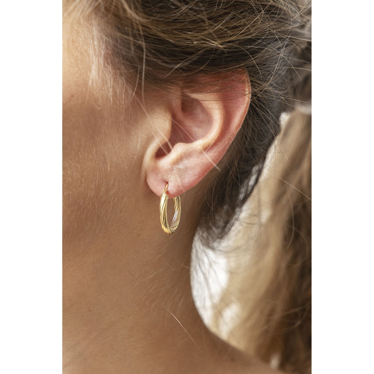 Ohrring 375/- Gold 2,0cm ohne