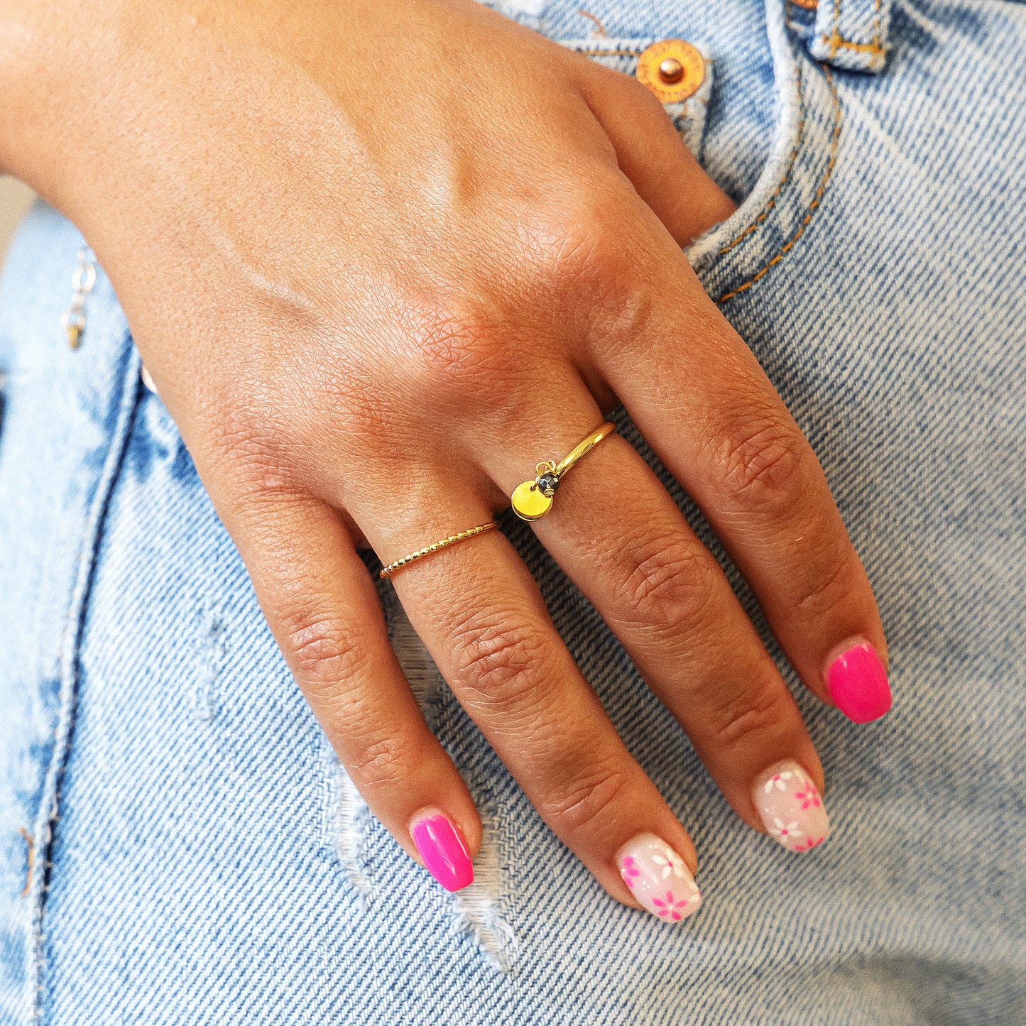 cai Ring 925/- Sterling Silber vergoldet ohne