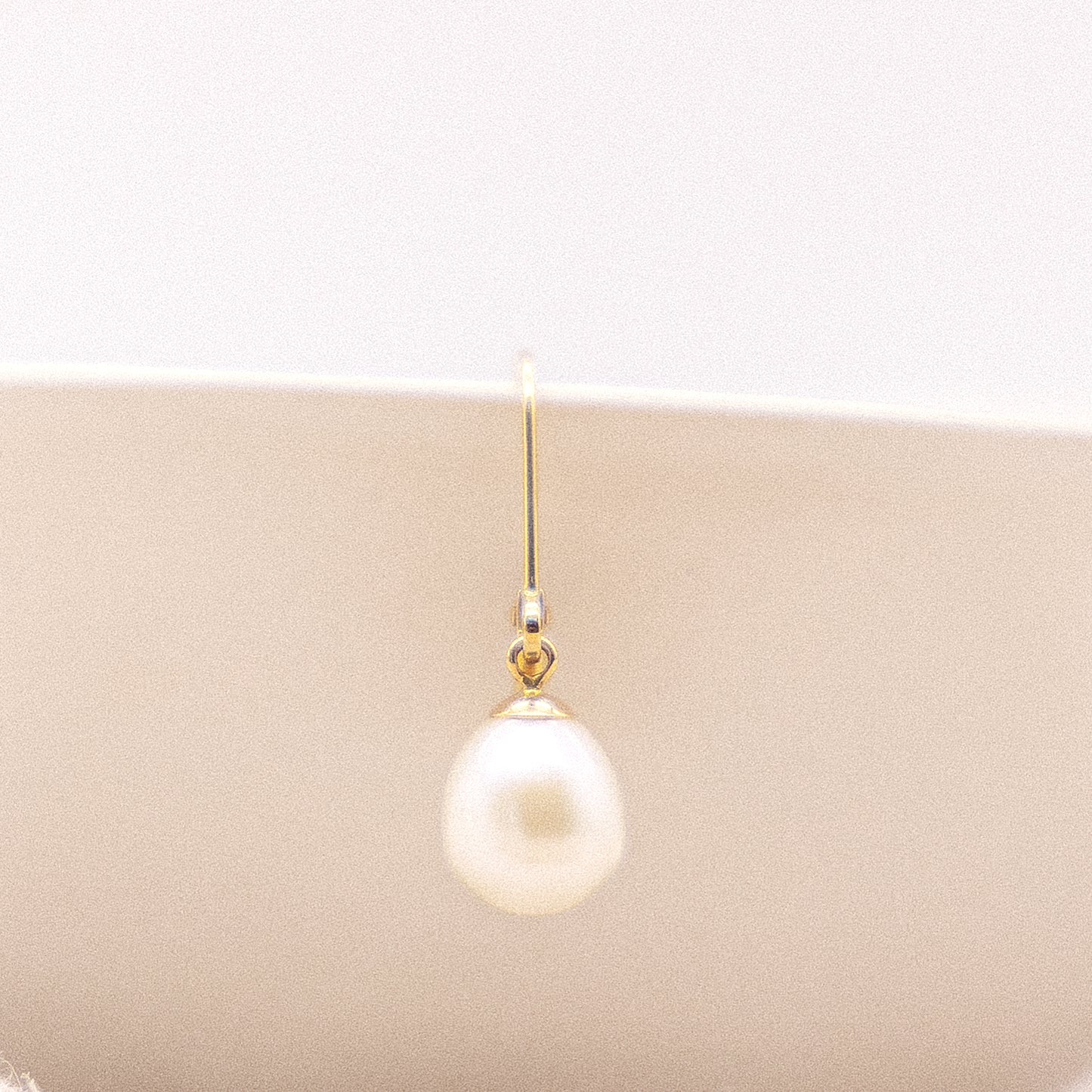 Ohrringe 585/- Gold 1,5cm Süßwasserzuchtperle