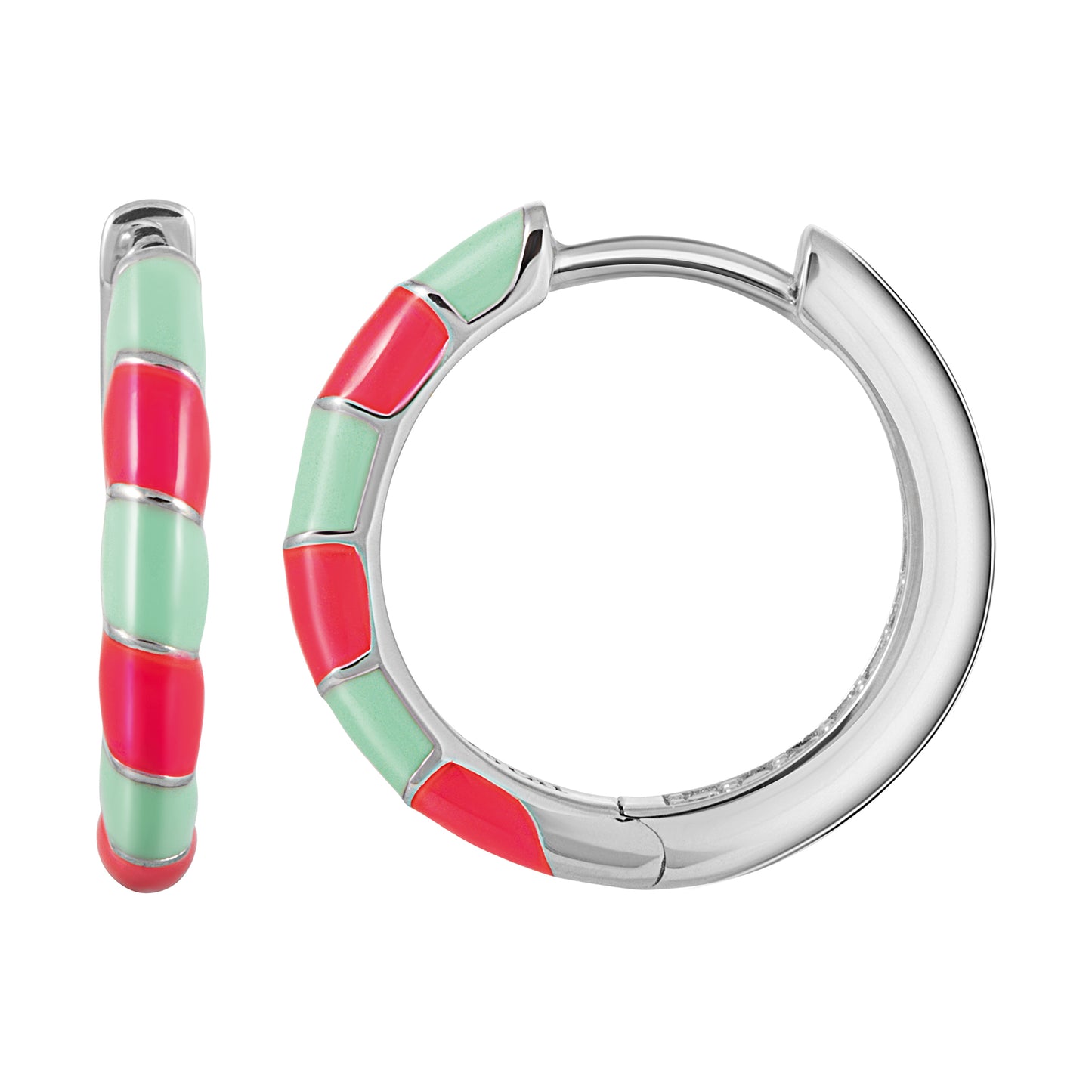 cai Creole 925/- Sterling Silber rhodiniert 2,2cm ohne