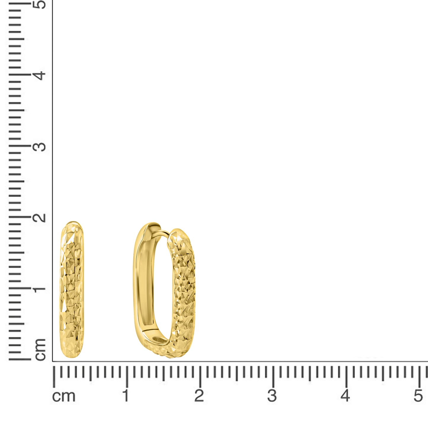 Klappcreolen 925/- Sterling Silber vergoldet 2,1cm ohne