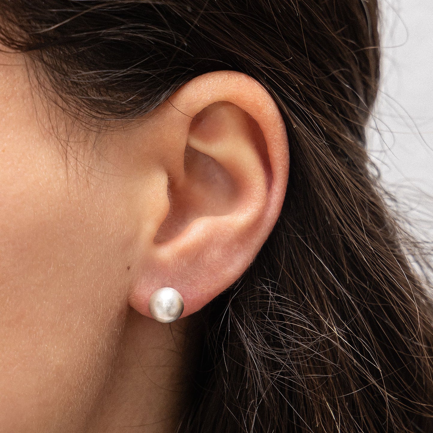 Ohrringe 925/- Sterling Silber 0,8cm ohne