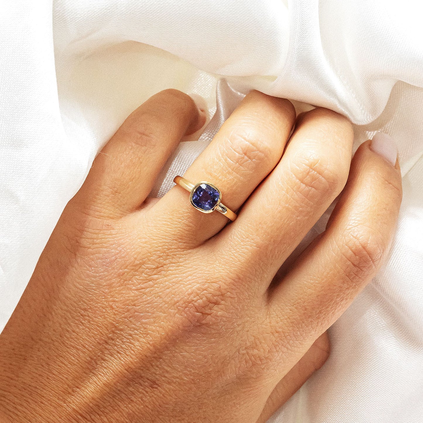 Ring 585/- Gold Tansanit