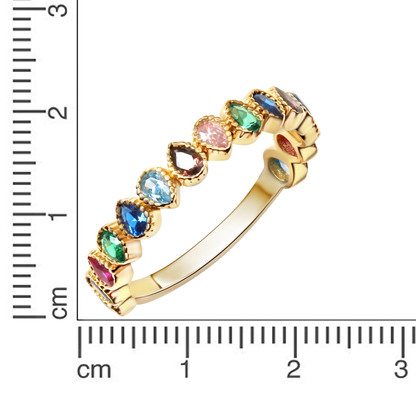 Ring 375/- Gold Zirkonia