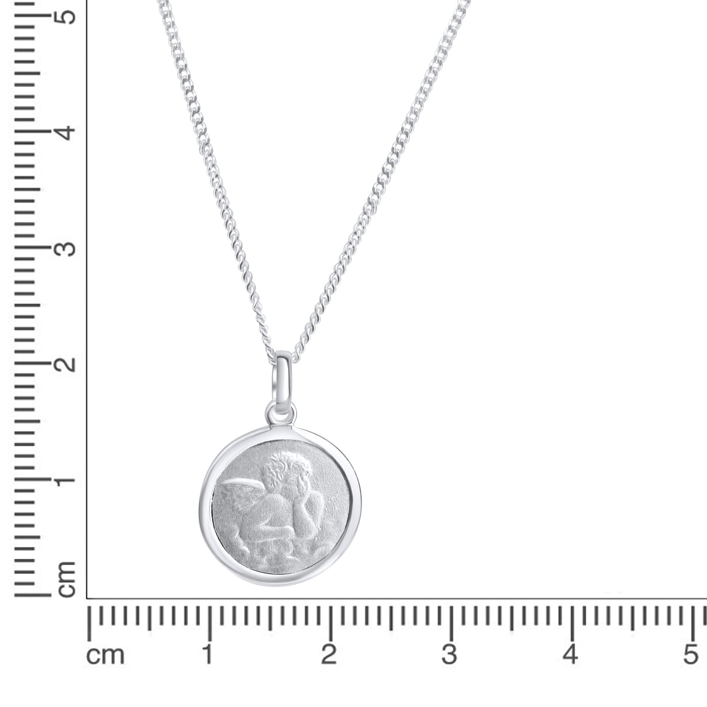 Halskette Flachpanzerkette 925/- Sterling Silber 38,0cm ohne Stein