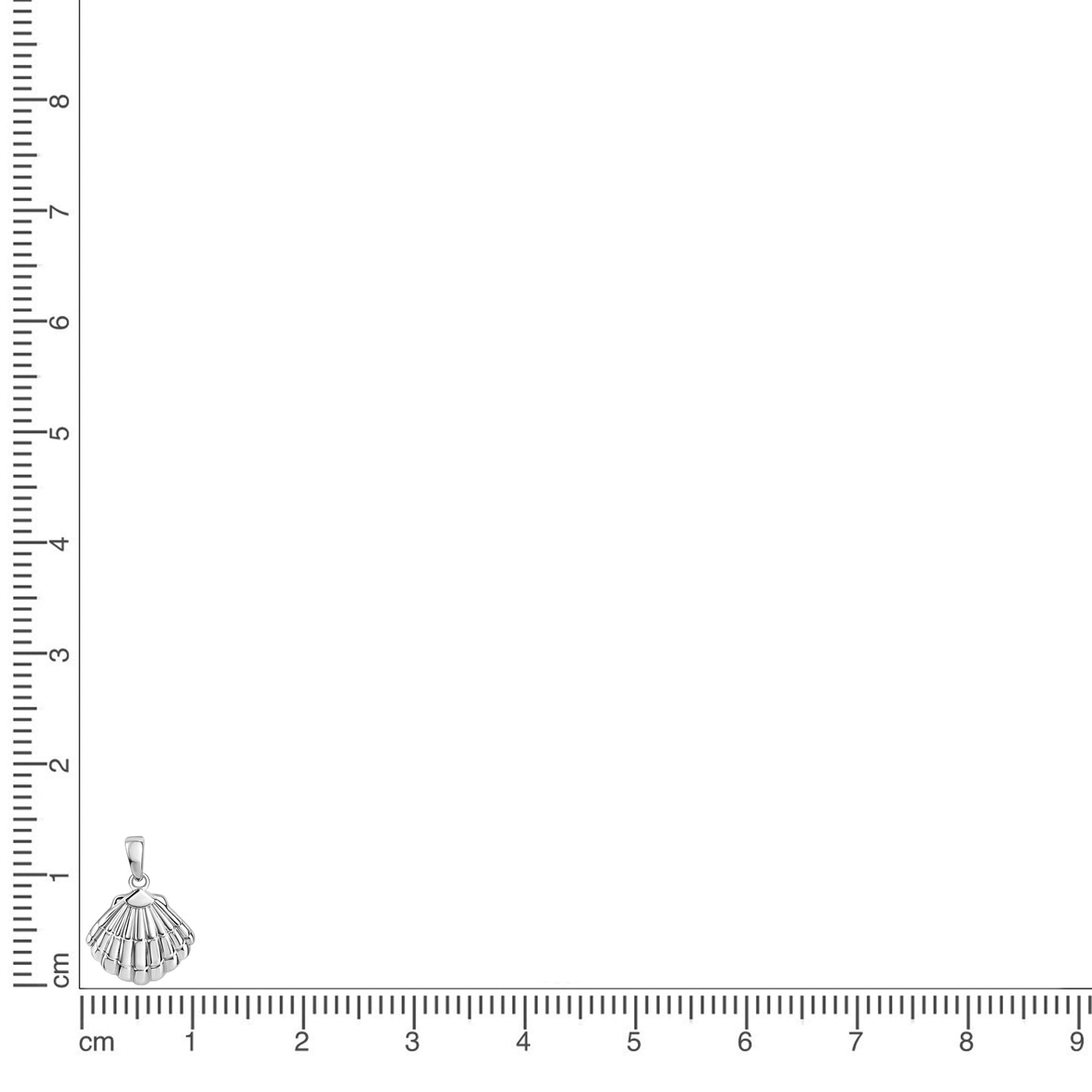 Anhänger 925/- Sterling Silber Rhodiniert 1,8cm