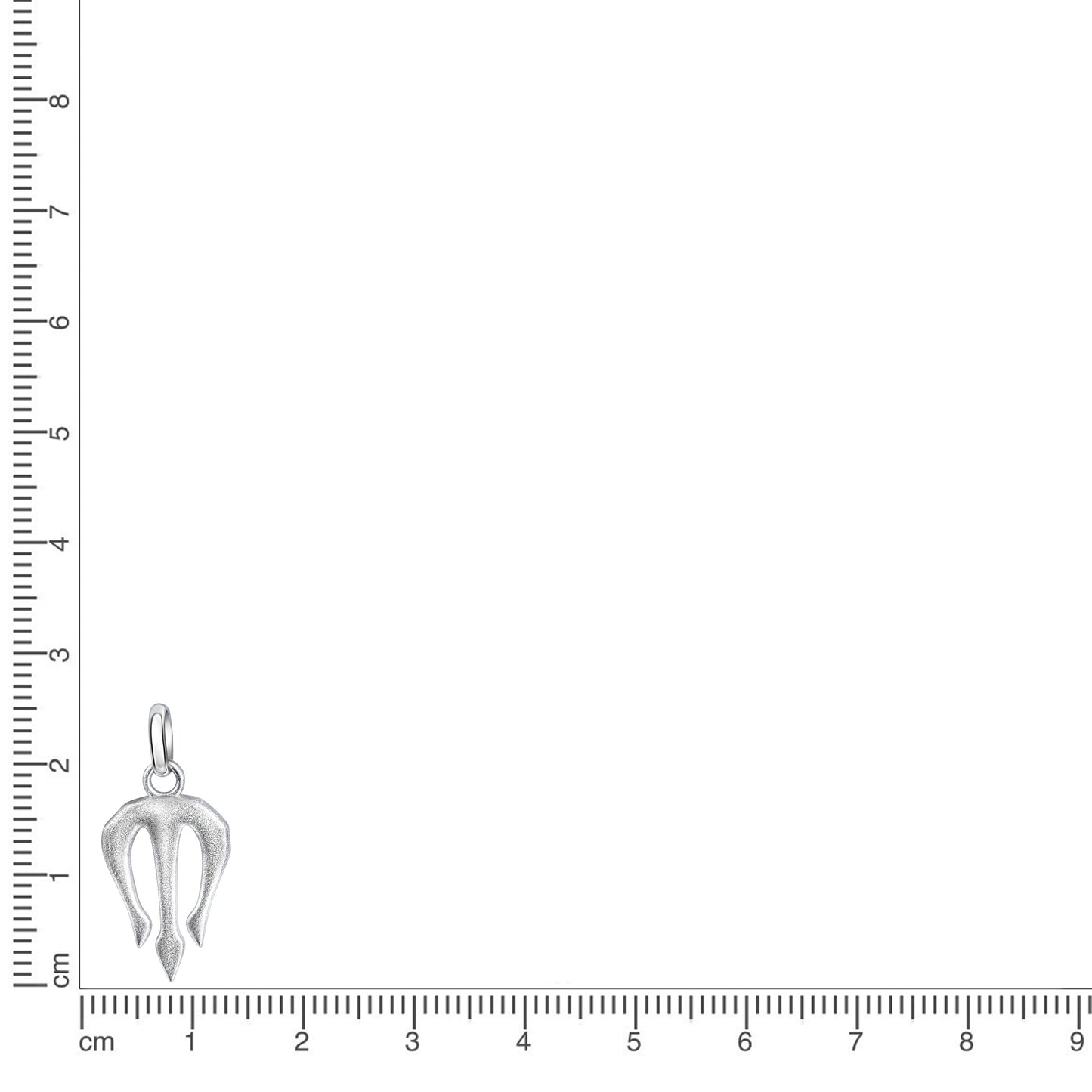 Anhänger 925/- Sterling Silber Rhodiniert 2,7cm