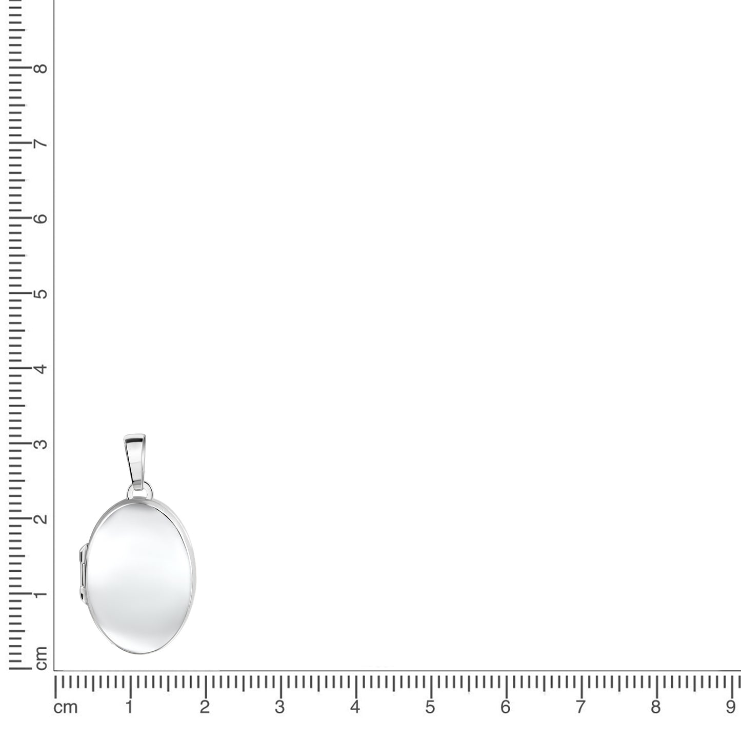 Anhänger 925/- Sterling Silber Rhodiniert 3,3cm