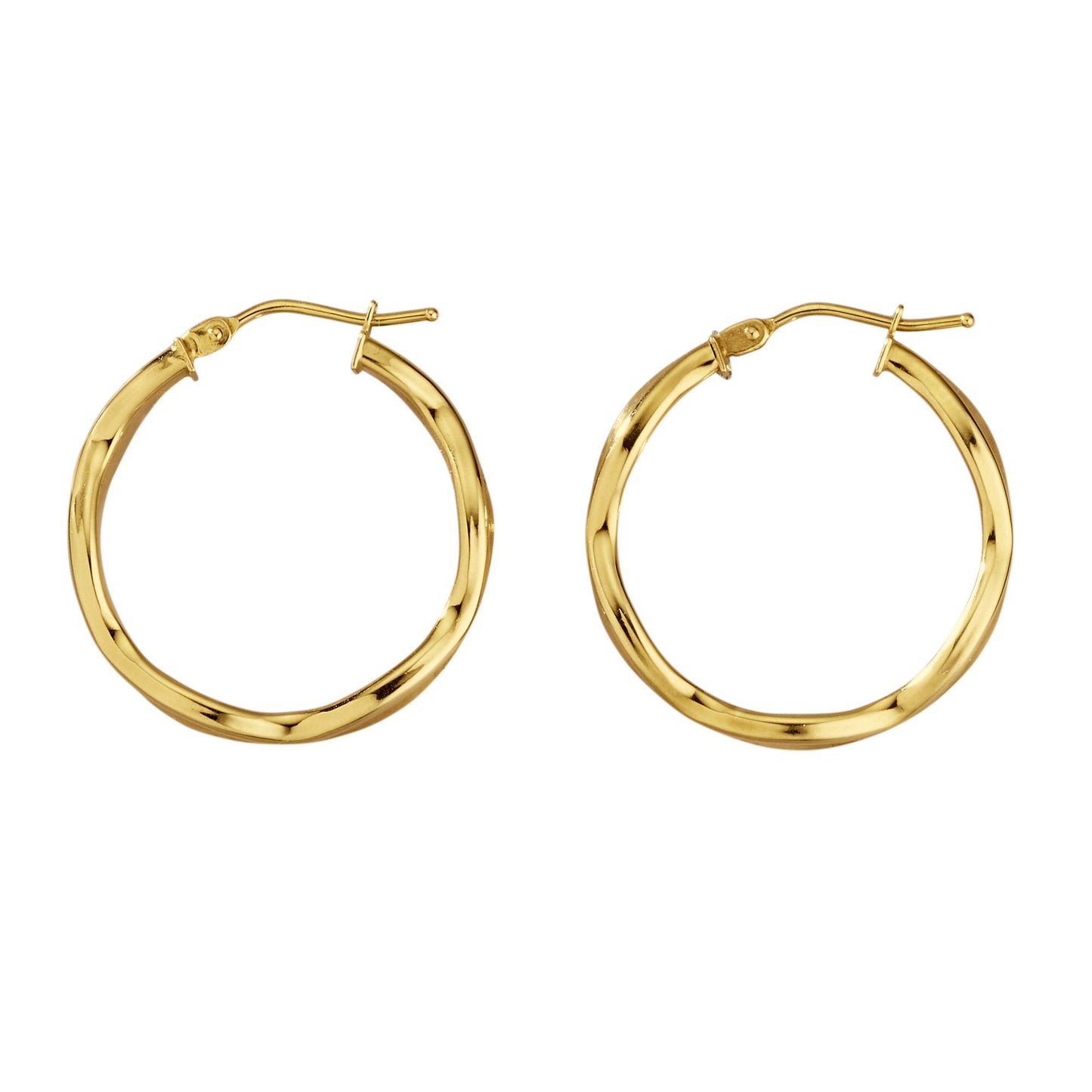 Ohrringe 375/- Gold 2,3cm ohne