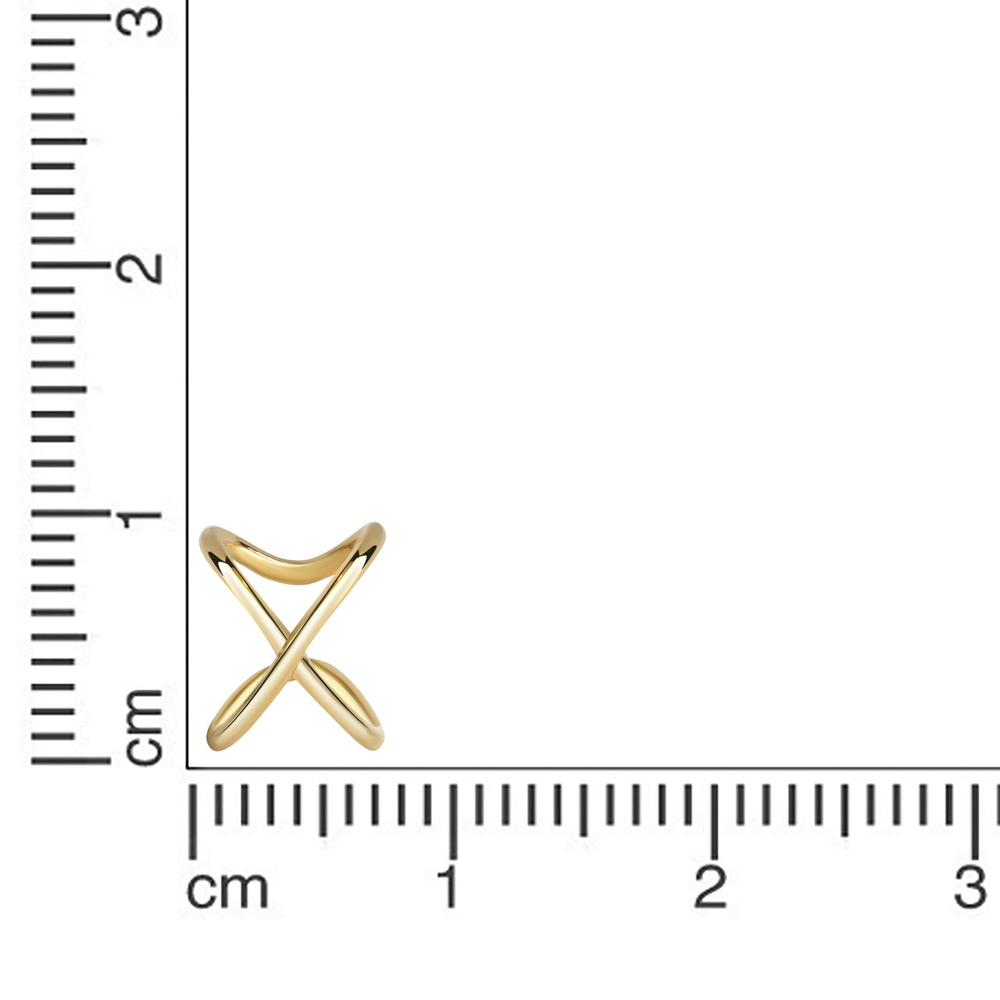 Ohrklemme 375/- Gold 1,0cm ohne