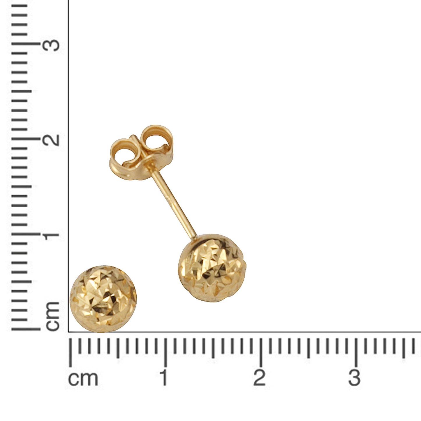 Ohrstecker 585/- Gold 1,6cm ohne