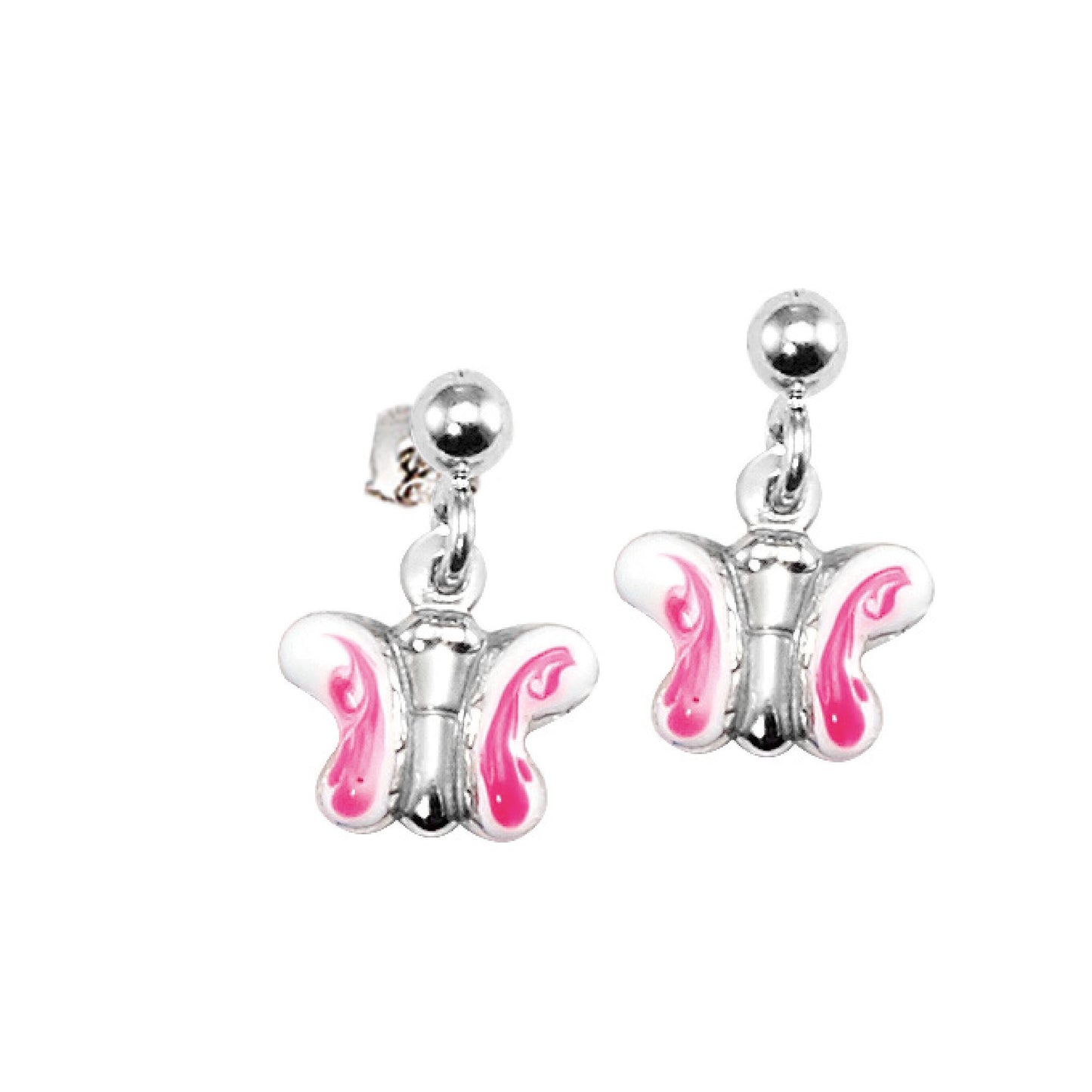 Ohrhänger 925/- Sterling Silber rhodiniert 1,20cm