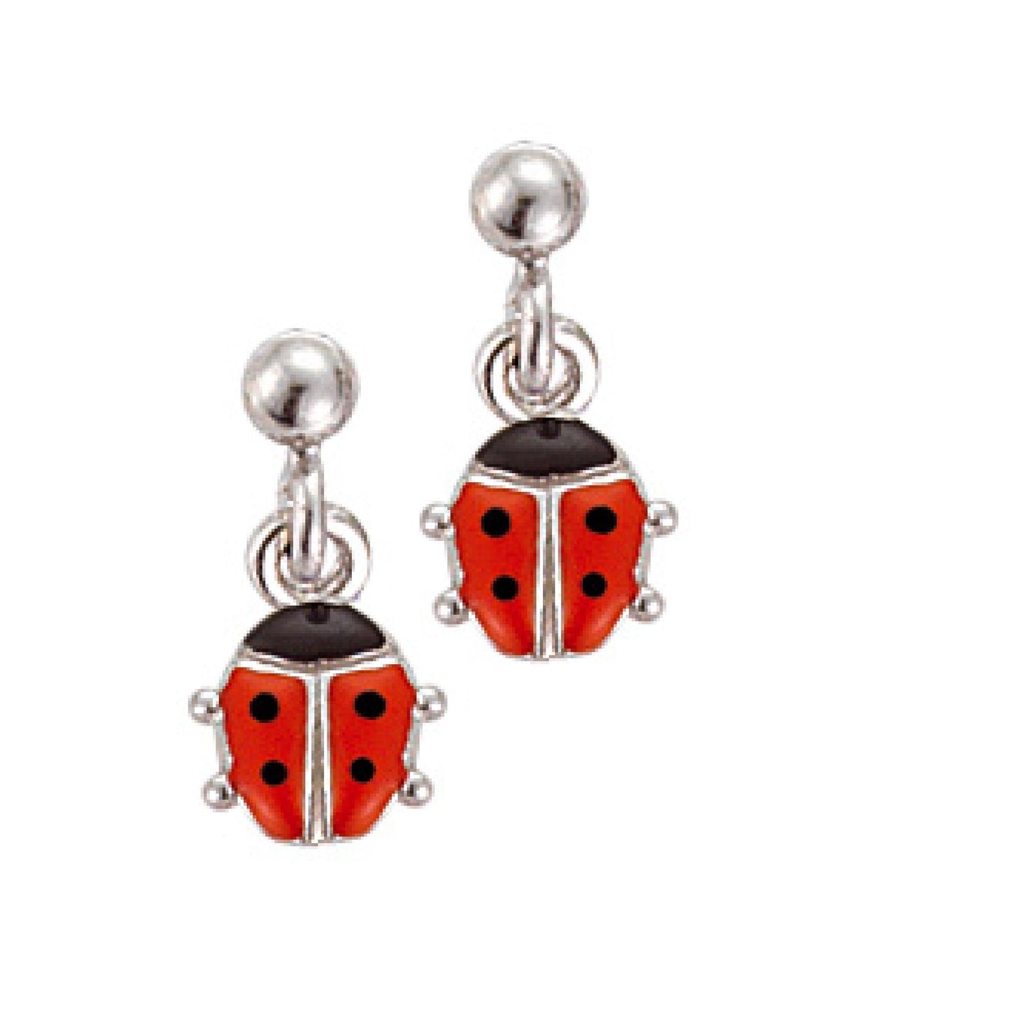 Ohrhänger 925/- Sterling Silber rhodiniert 1,30cm