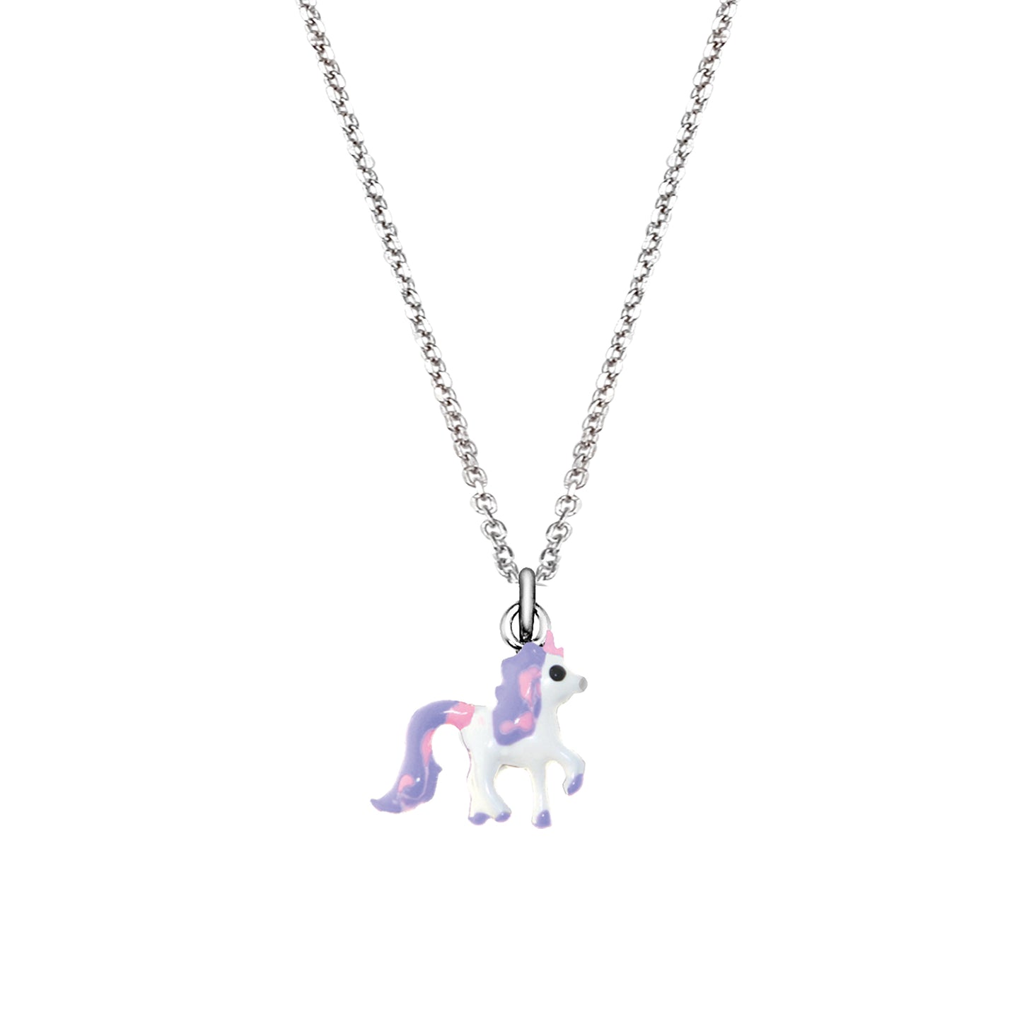 Anhänger mit Kette Ankerkette 925/- Sterling Silber rhodiniert 38,0cm