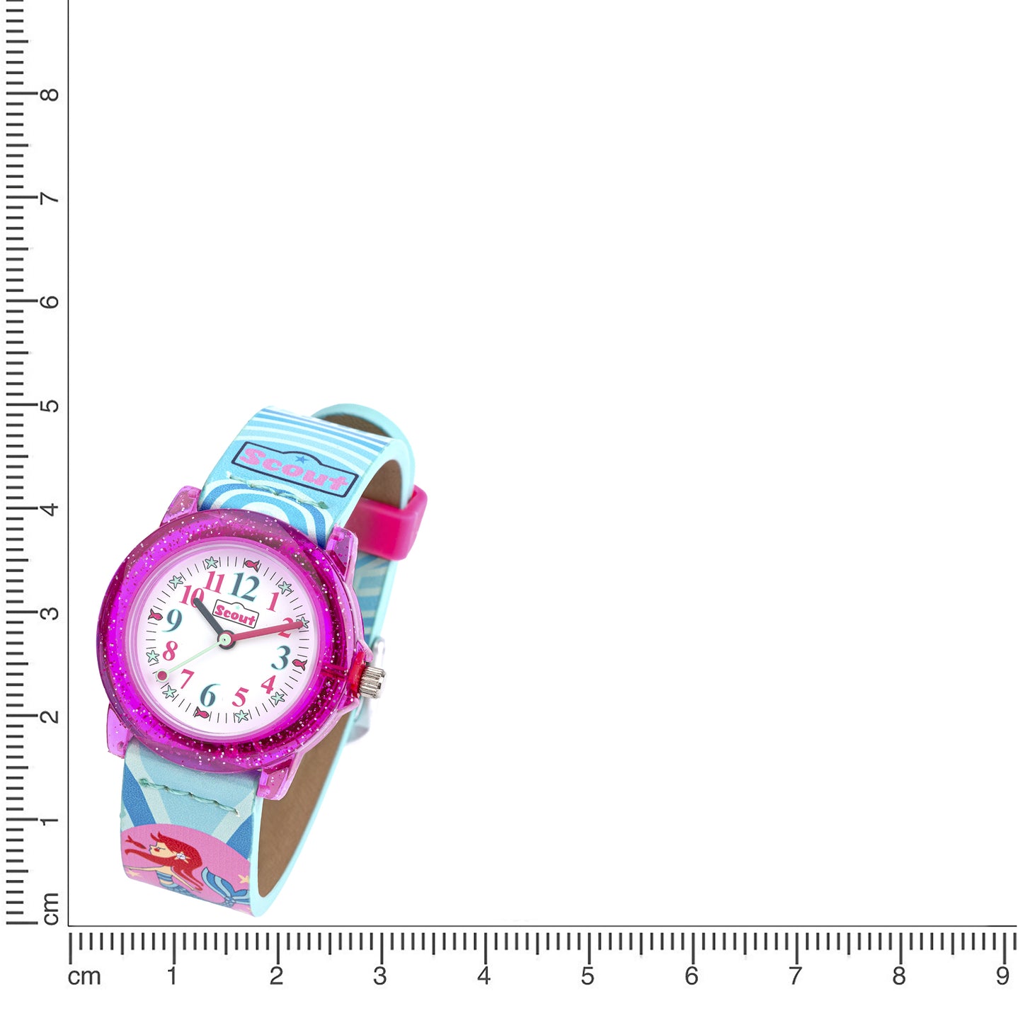 Kinderuhr Polycarbonat 21,00cm