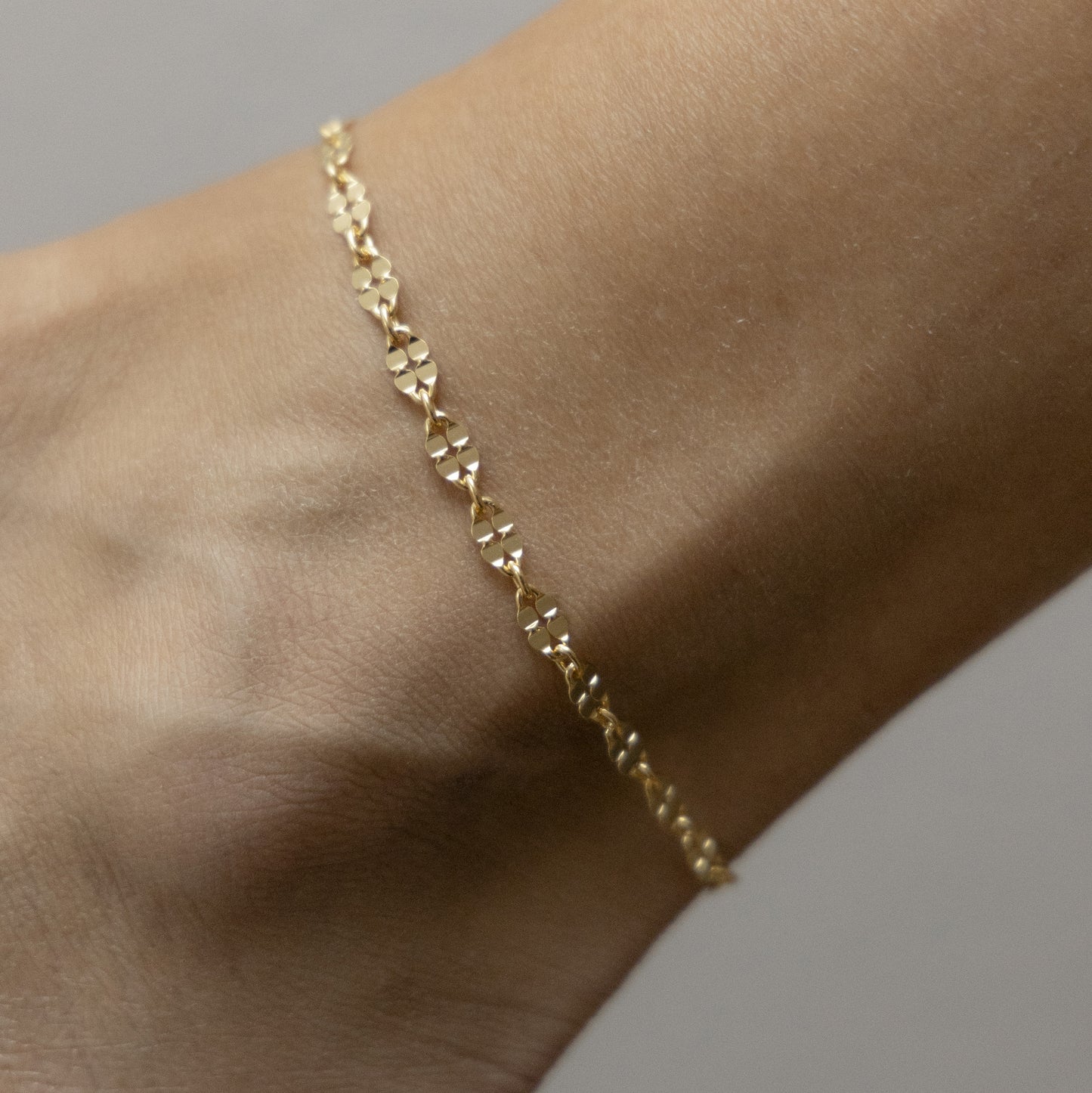 cai Fußkette Fantasiekette 925/- Sterling Silber vergoldet 25,0cm ohne