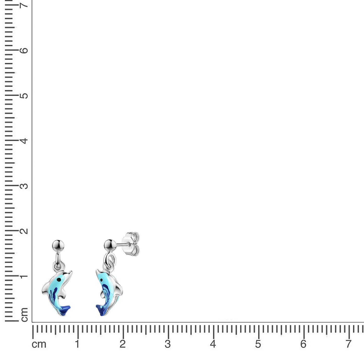 Ohrhänger 925/- Sterling Silber rhodiniert 1,80cm