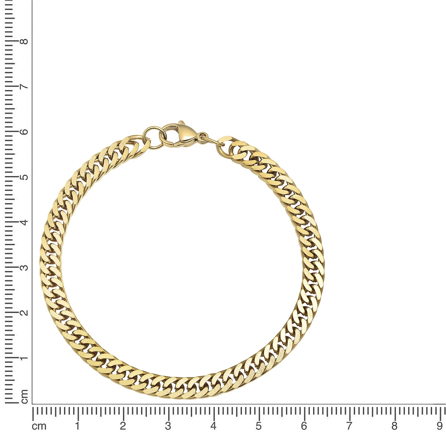 Armband Panzerkette Edelstahl 21cm