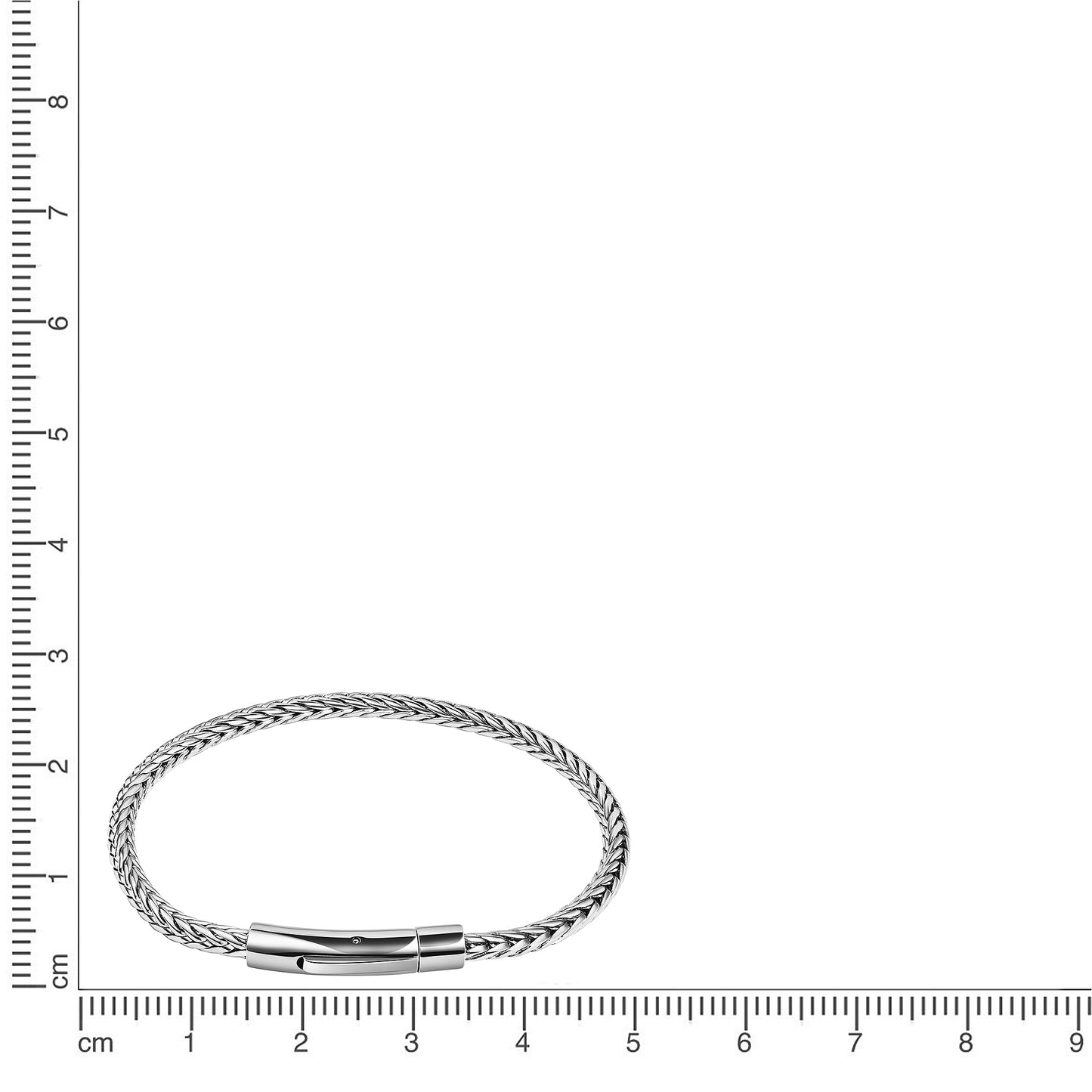Armband Fuchsschwanz Edelstahl 20,5cm
