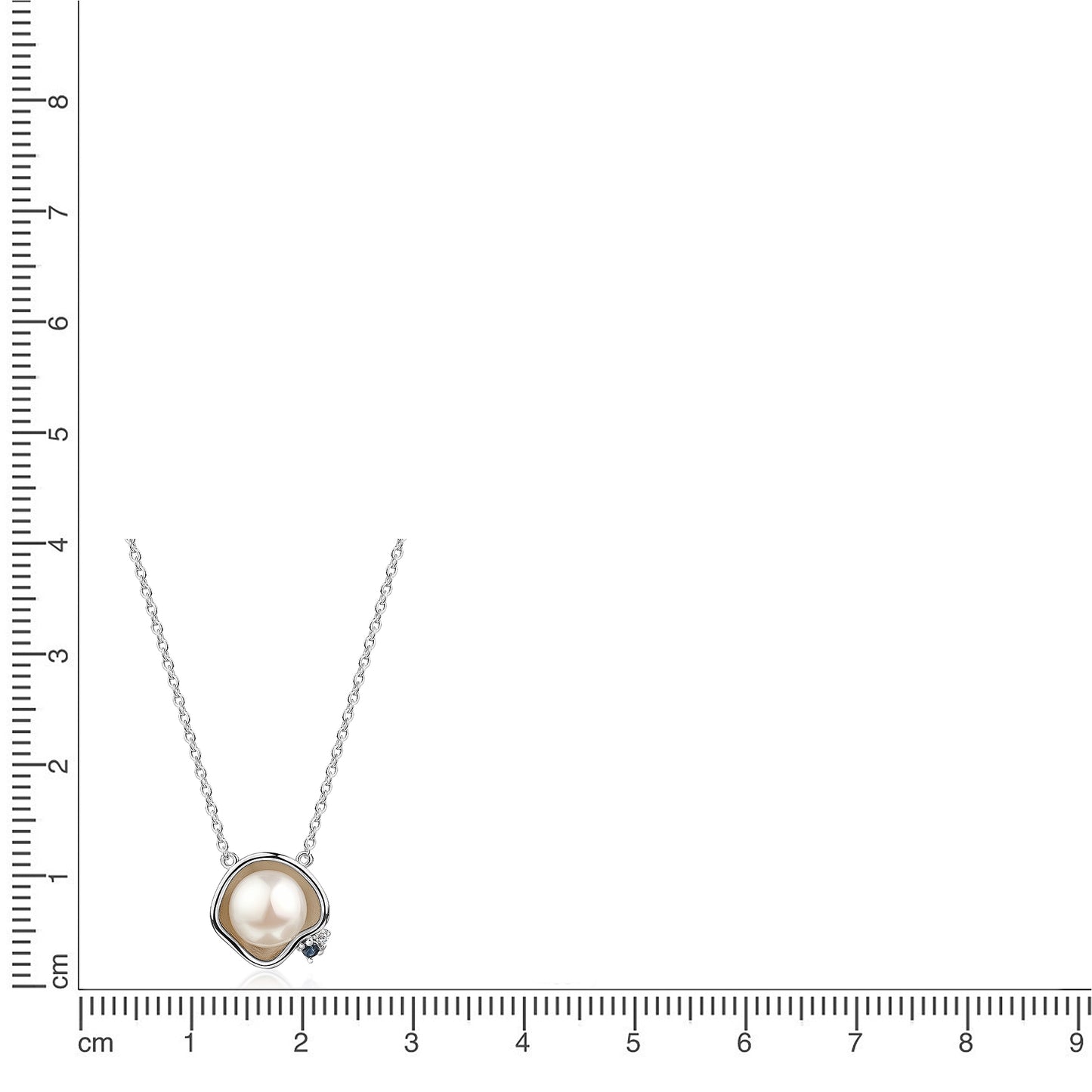 Collier Ankerkette 925/- Sterling Silber rhodiniert 45cm