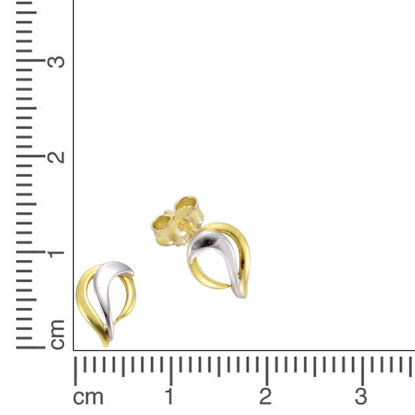 Ohrstecker 585/- Gold 0,8cm
