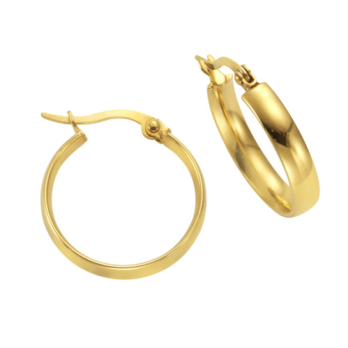 Creolen Edelstahl vergoldet 2,0cm