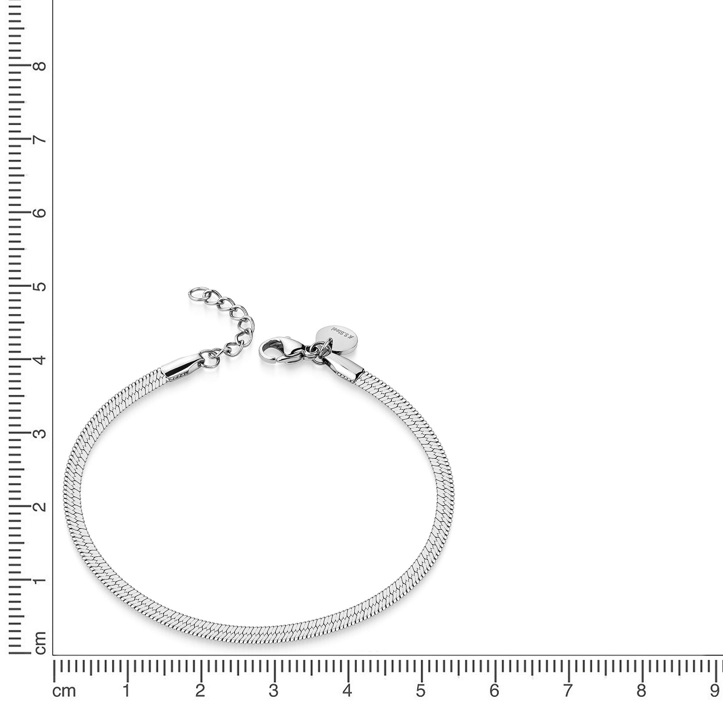 Armband Herringbone Edelstahl 20,0cm