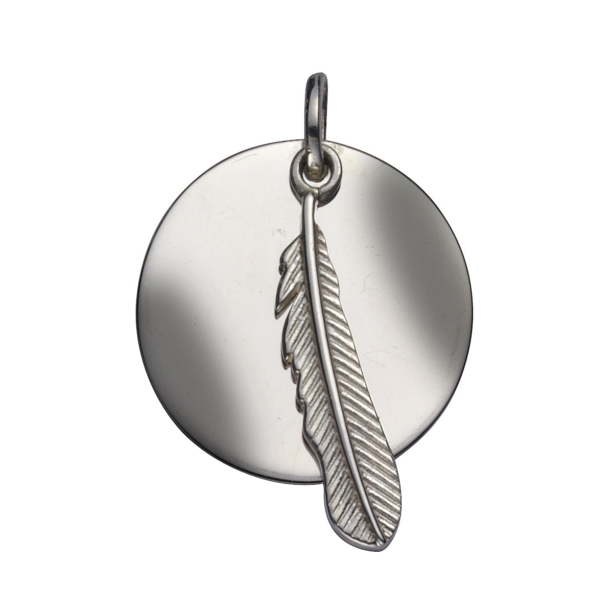 Anhänger 925/- Sterling Silber rhodiniert 2,5cm