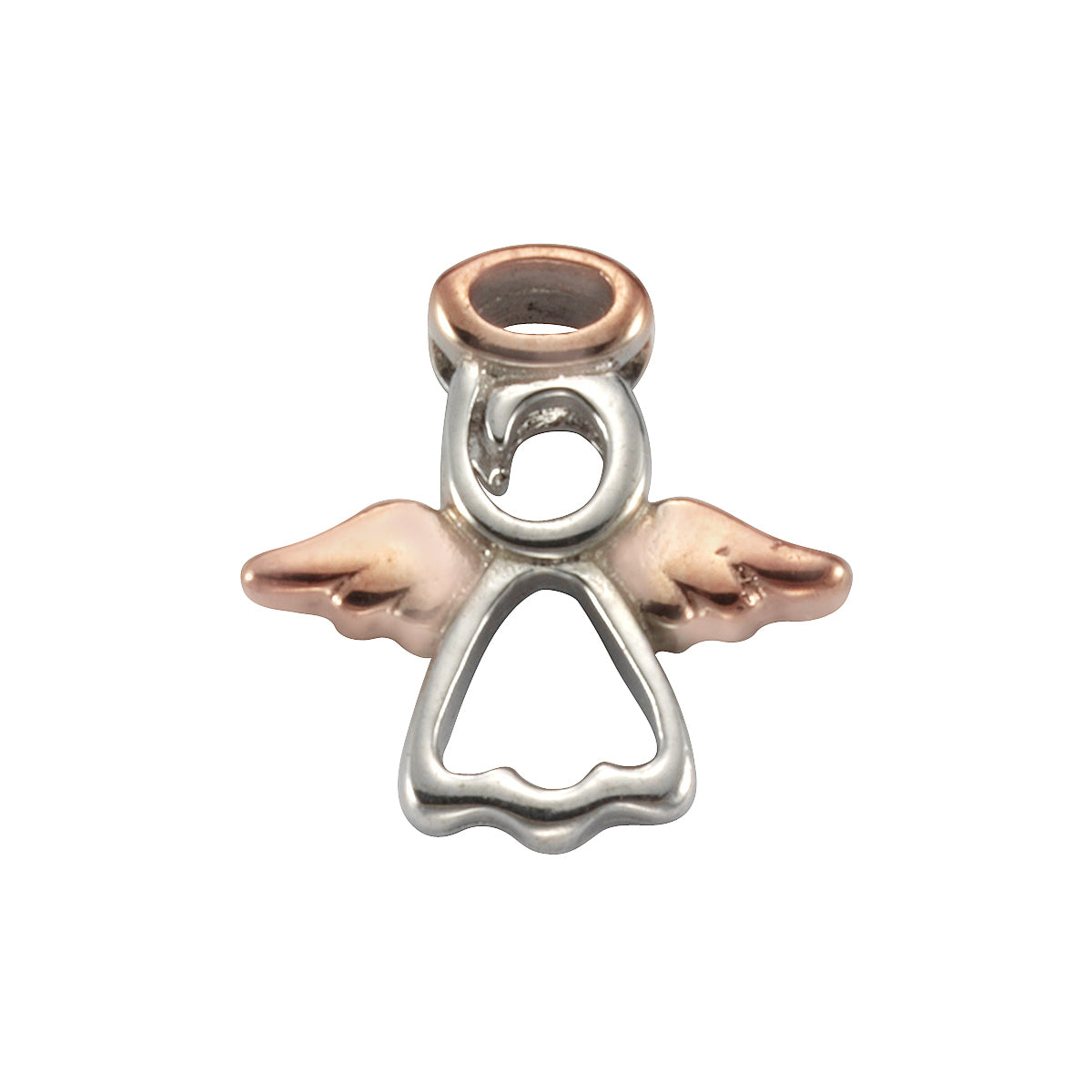 Anhänger 925/- Sterling Silber rotvergoldet (teil) 1,4cm