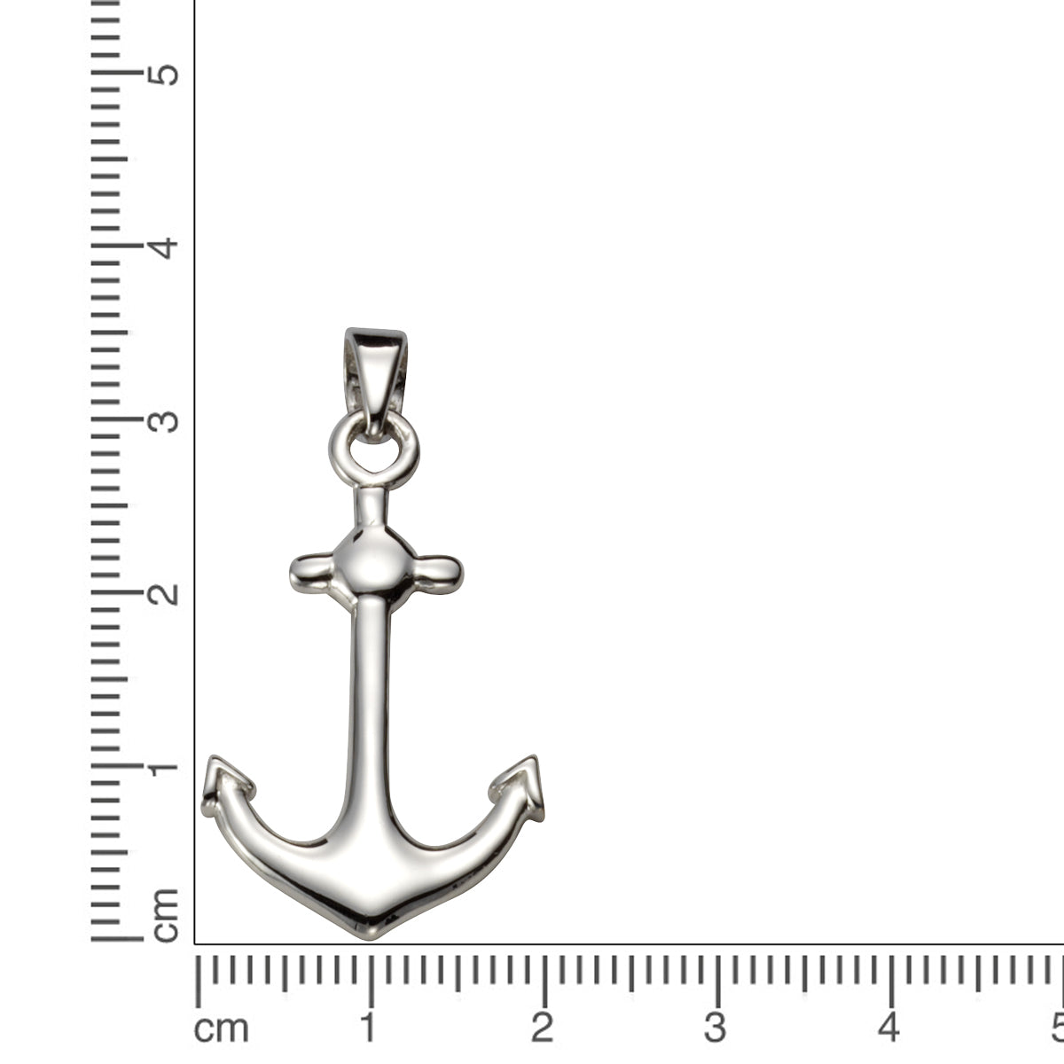 Anhänger 925/- Sterling Silber rhodiniert 3,8cm