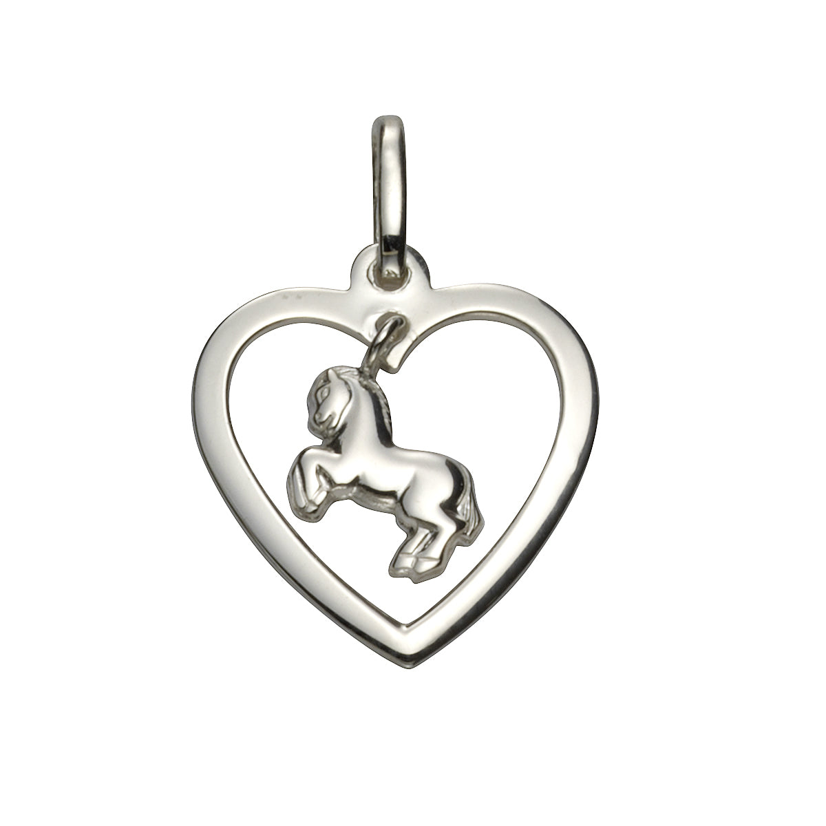 Anhänger 925/- Sterling Silber versilbert 2,1cm